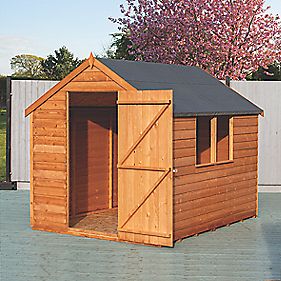 Shire Overlap Apex Shed 8' x 6' x 7' (Nominal)