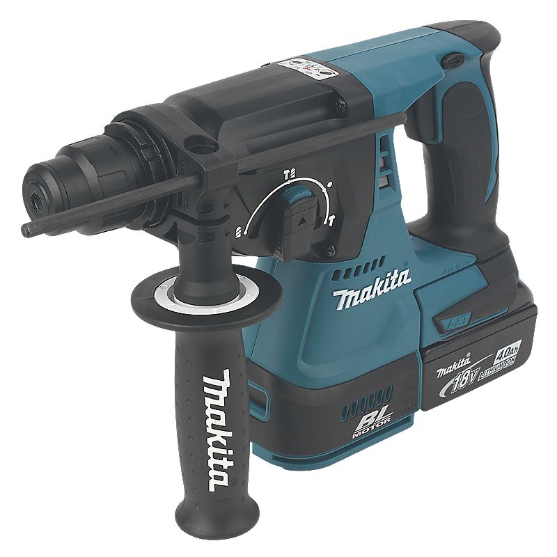 Makita DHR242RMJ 3.3kg 4Ah LiIon Cordless SDS Plus Drill 18V Brushless