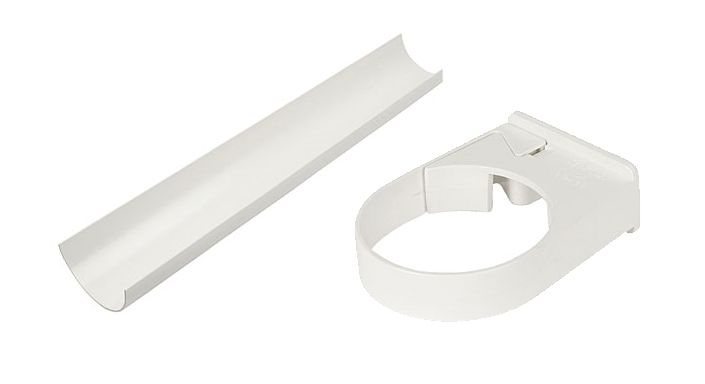 White Half Round System
