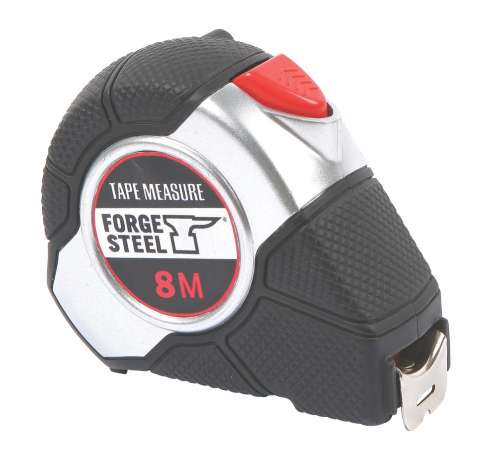 Forge Steel Heavy Duty Tape Measure 8m