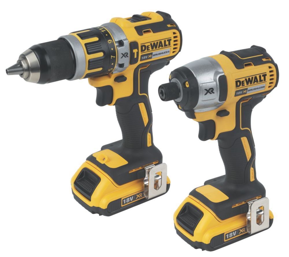 DeWalt DCK250D2 18V 2.0Ah Li-Ion Combi Drill & Impact Driver XR Brushless