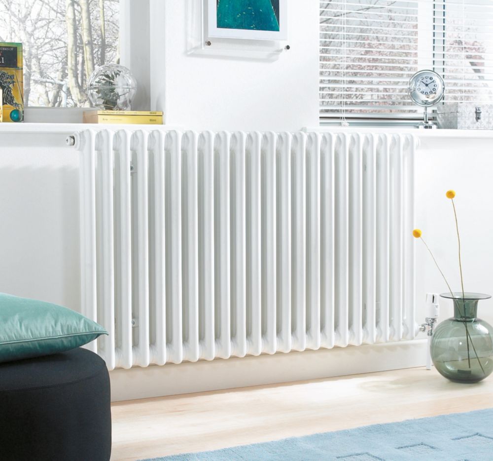 Acova Classic 4-Column Designer Radiator White 600 x 812mm