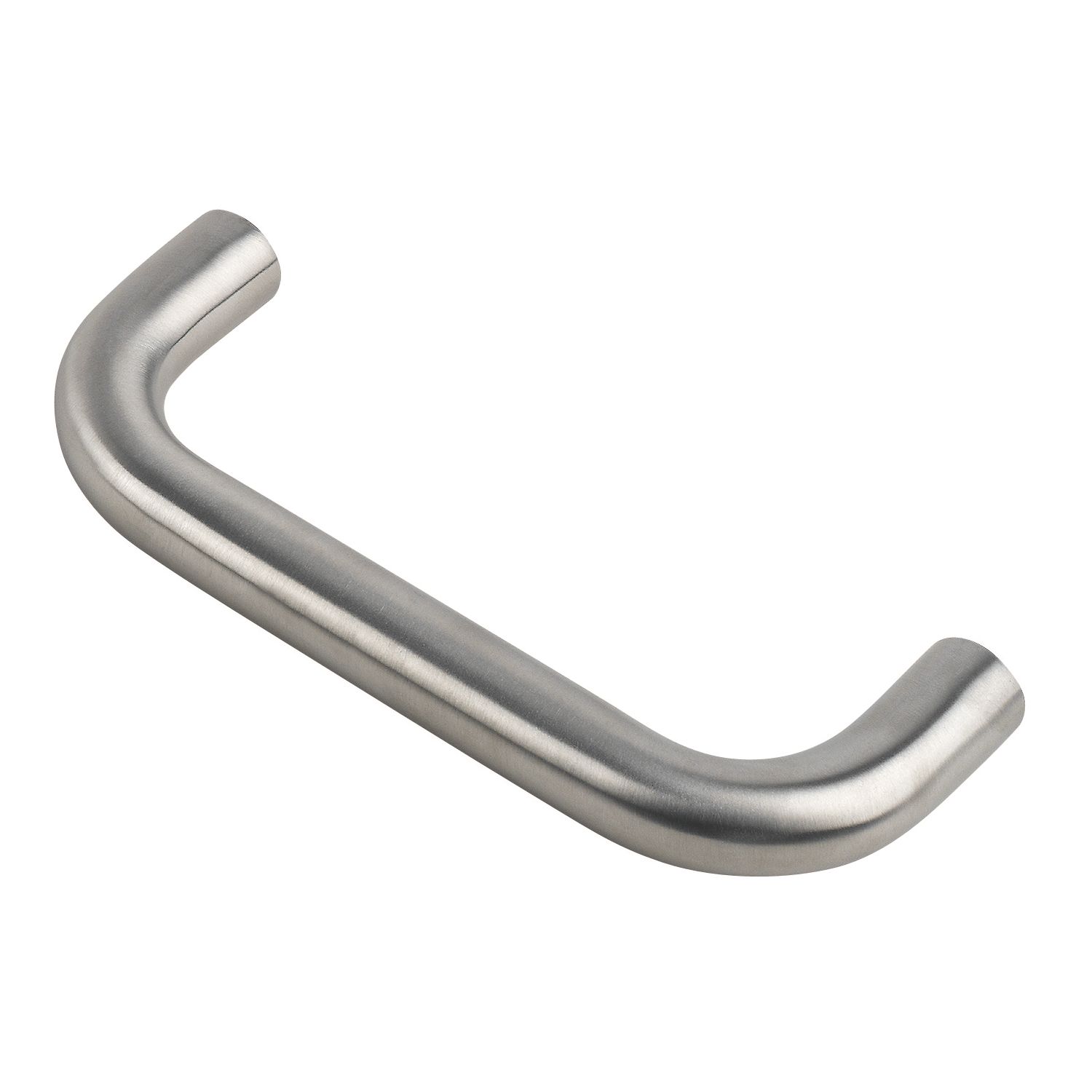 Eurospec Fire Rated D Pull Handle Satin Stainless Steel 19mm x 169mm (1002J)
