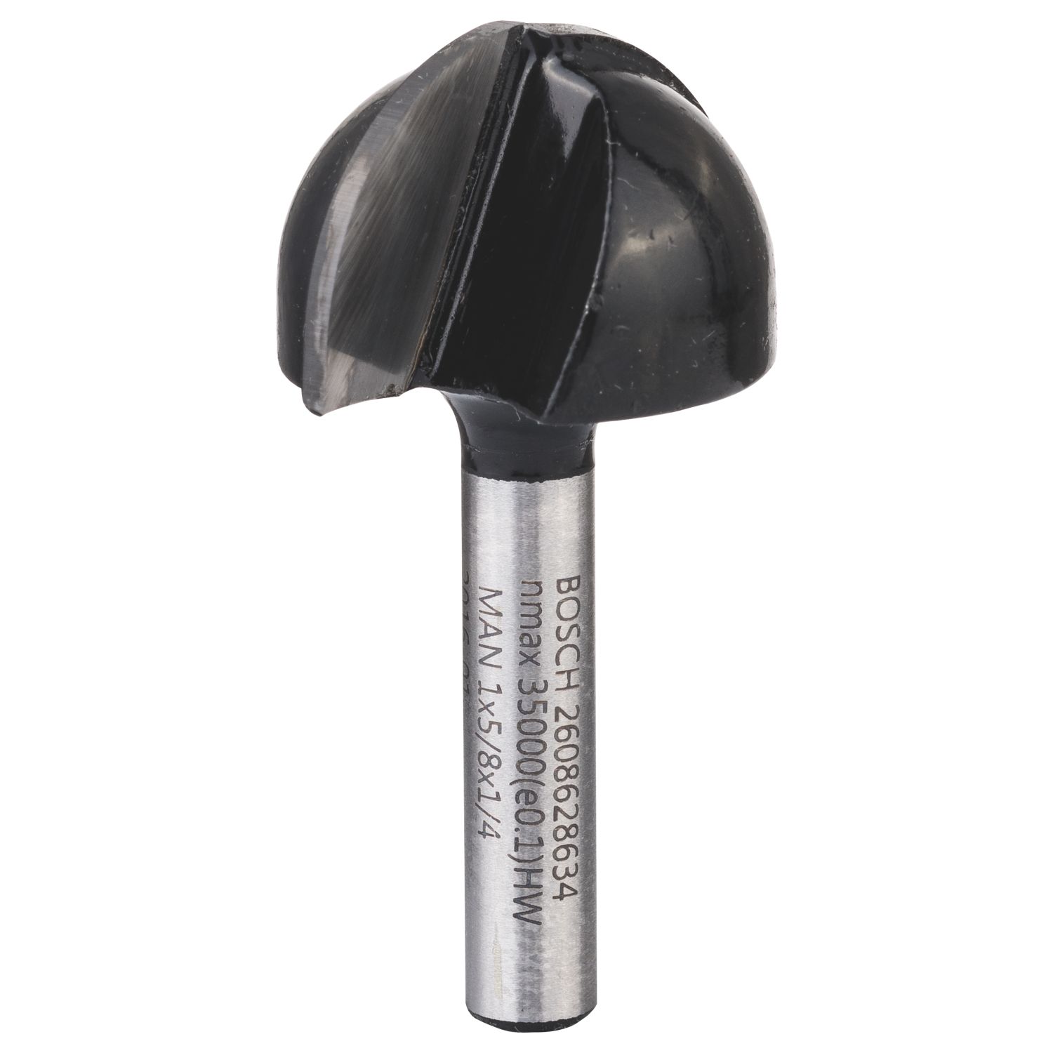 Bosch Standard for Wood 1/4" Rounding-Over Core Box Bit 25.4mm x 15.6mm (100FW)