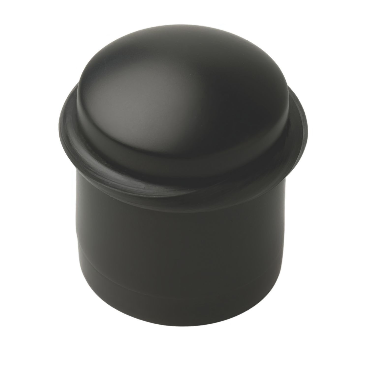 Security Solutions Cylinder Door Stop 31 x 37.5mm Matt Black (101KK)