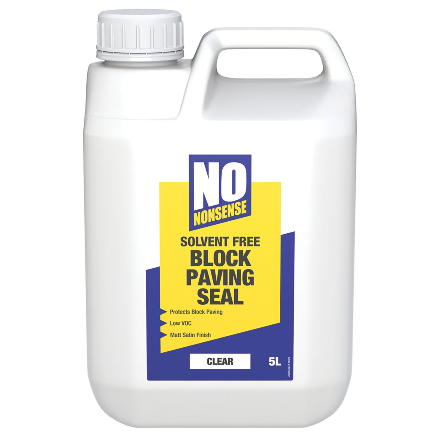 No Nonsense Solvent-Free Block Paving Seal Clear 5Ltr (103KR)
