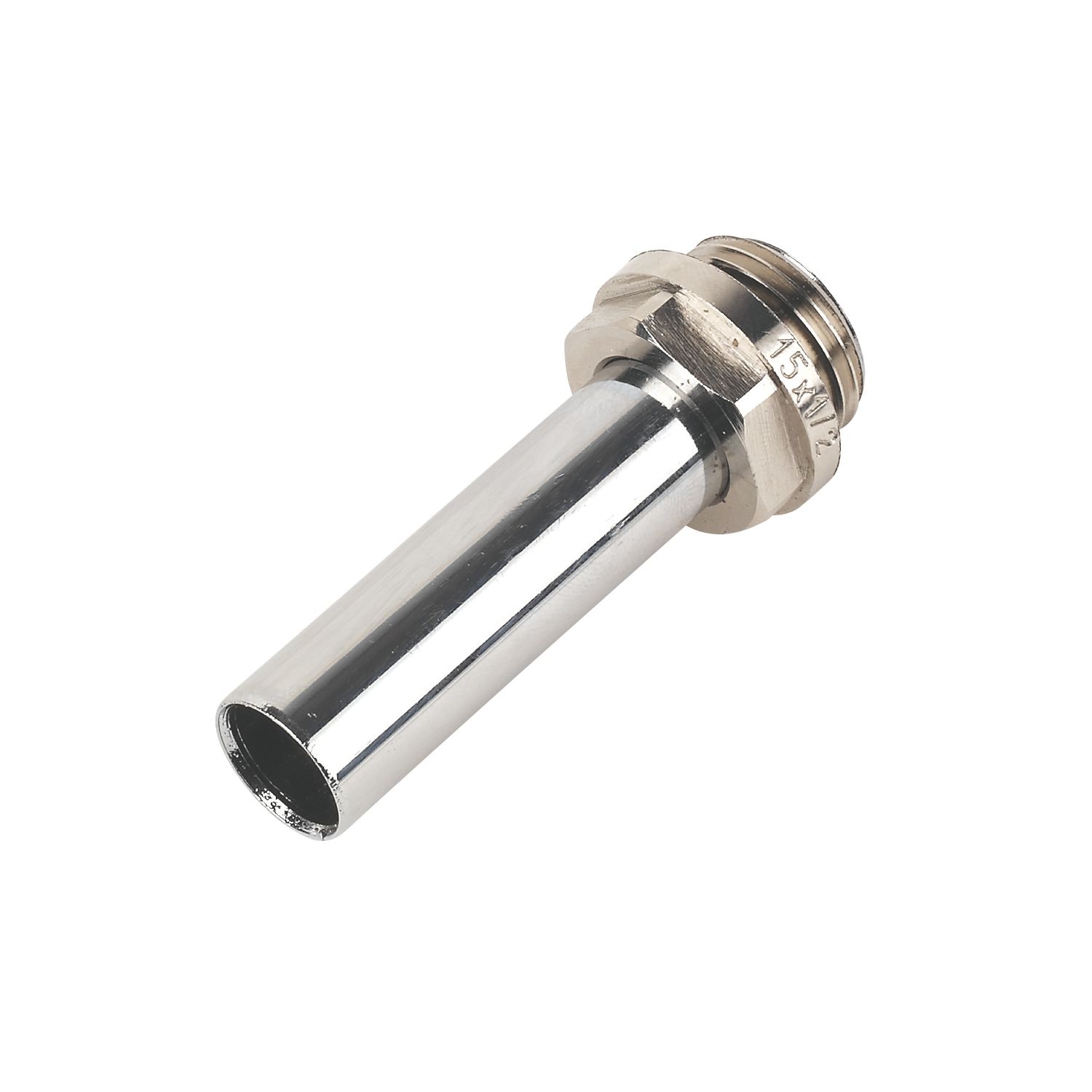 Essentials 1/2" BSP Male x 15mm Compression 65mm Chrome Radiator Telescopic Valve Extender 2 Pack (10954)