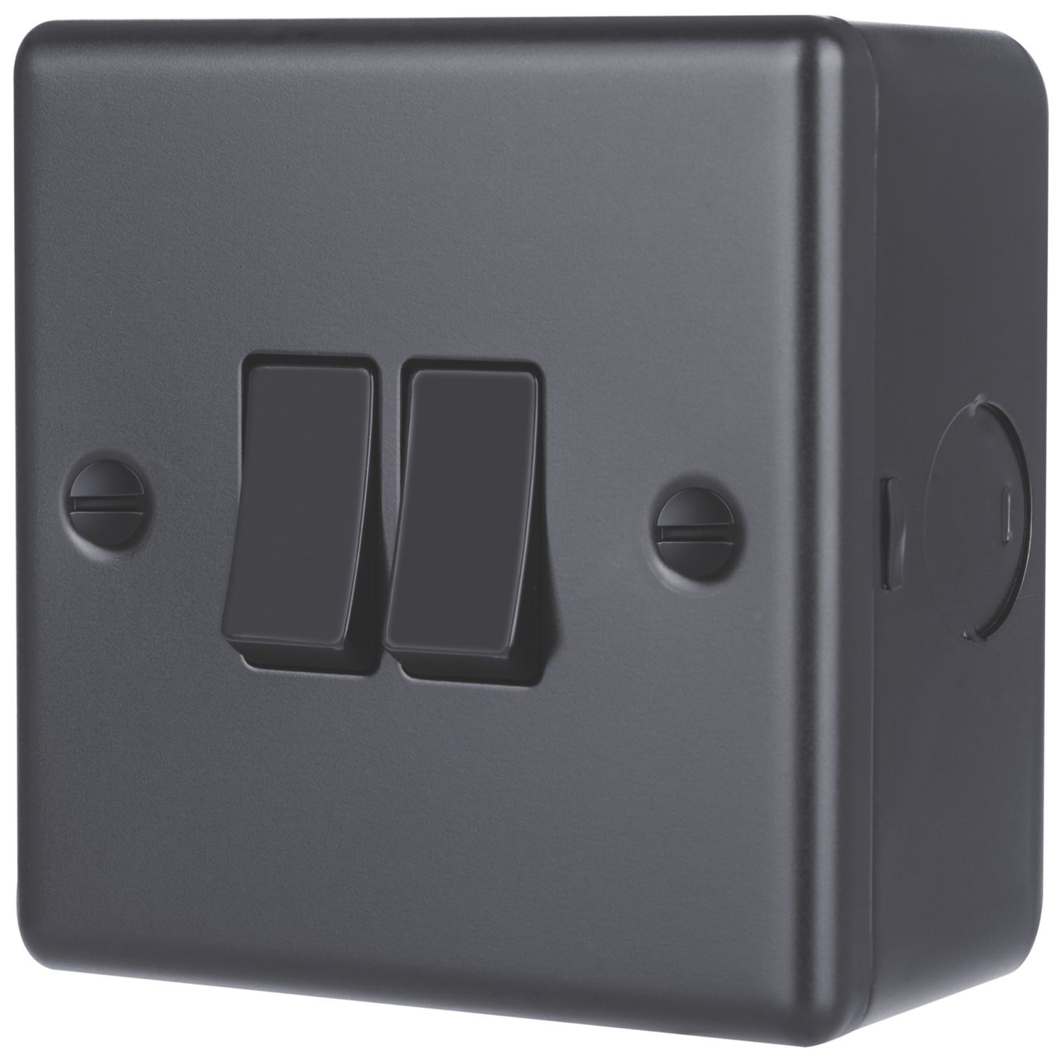 British General 20A 16AX 2-Gang 2-Way Metal Clad Light Switch (109EE)