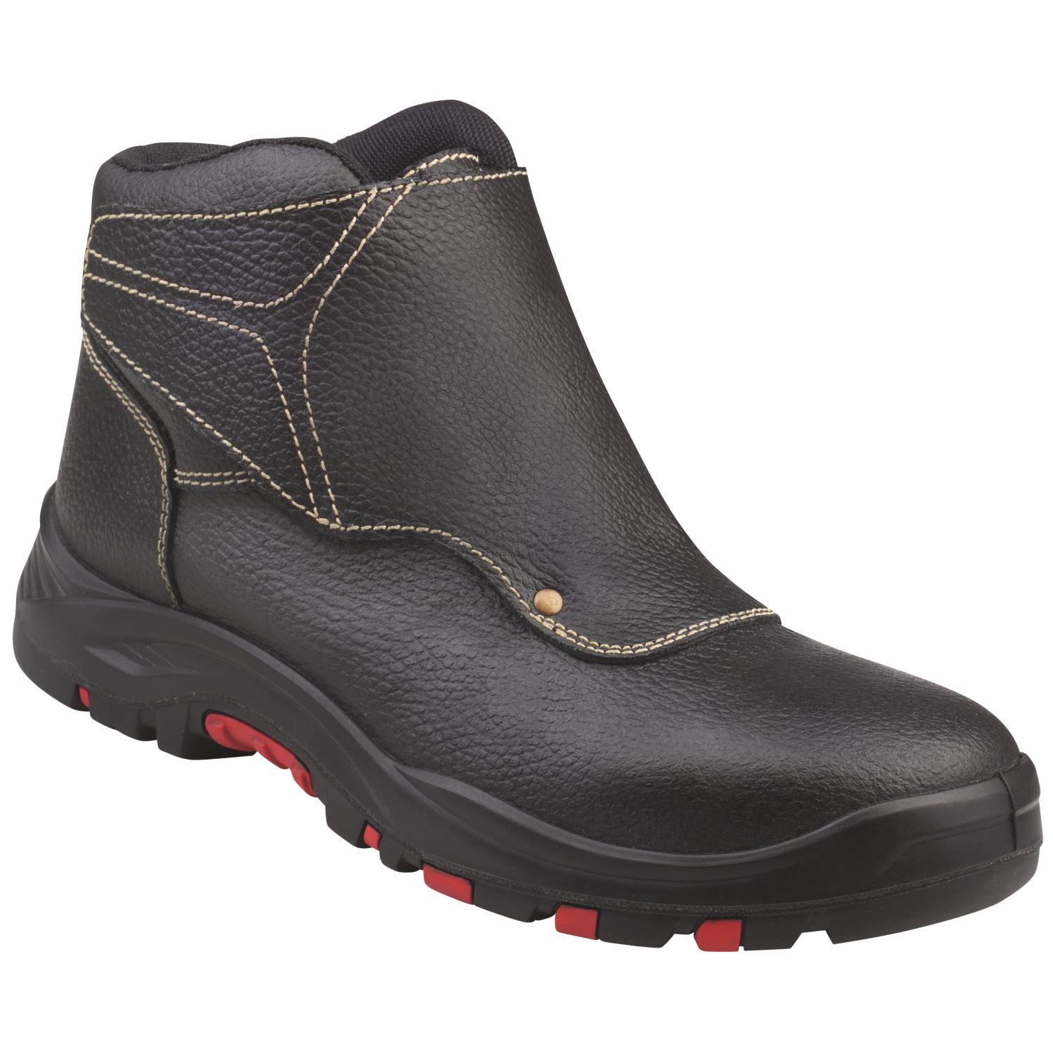 Delta Plus Cobra4 Size 7 Black Water-Resistant Steel Toe Cap Safety Boots (110JH)