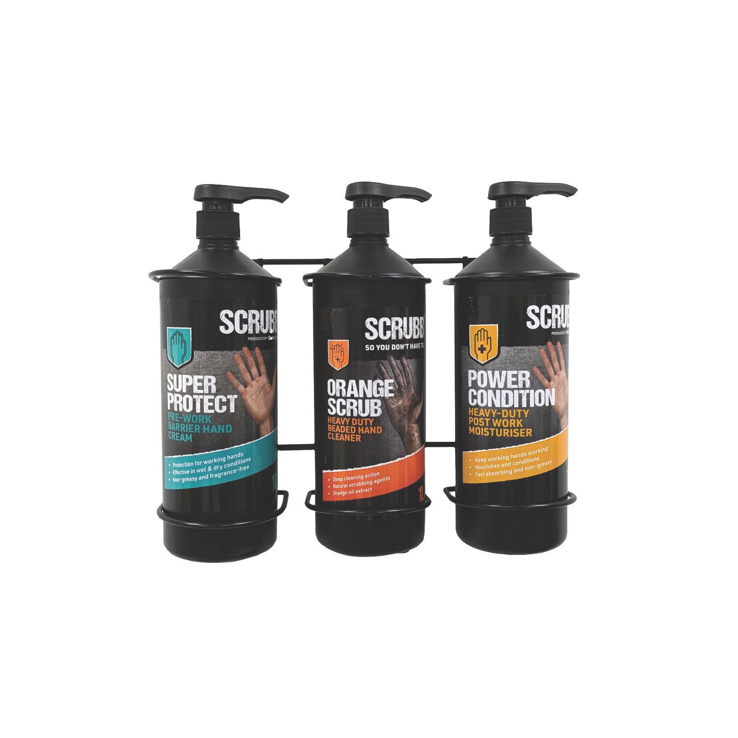 Scrubb Wall Cradle with Hand Cleaning Products (110YW)