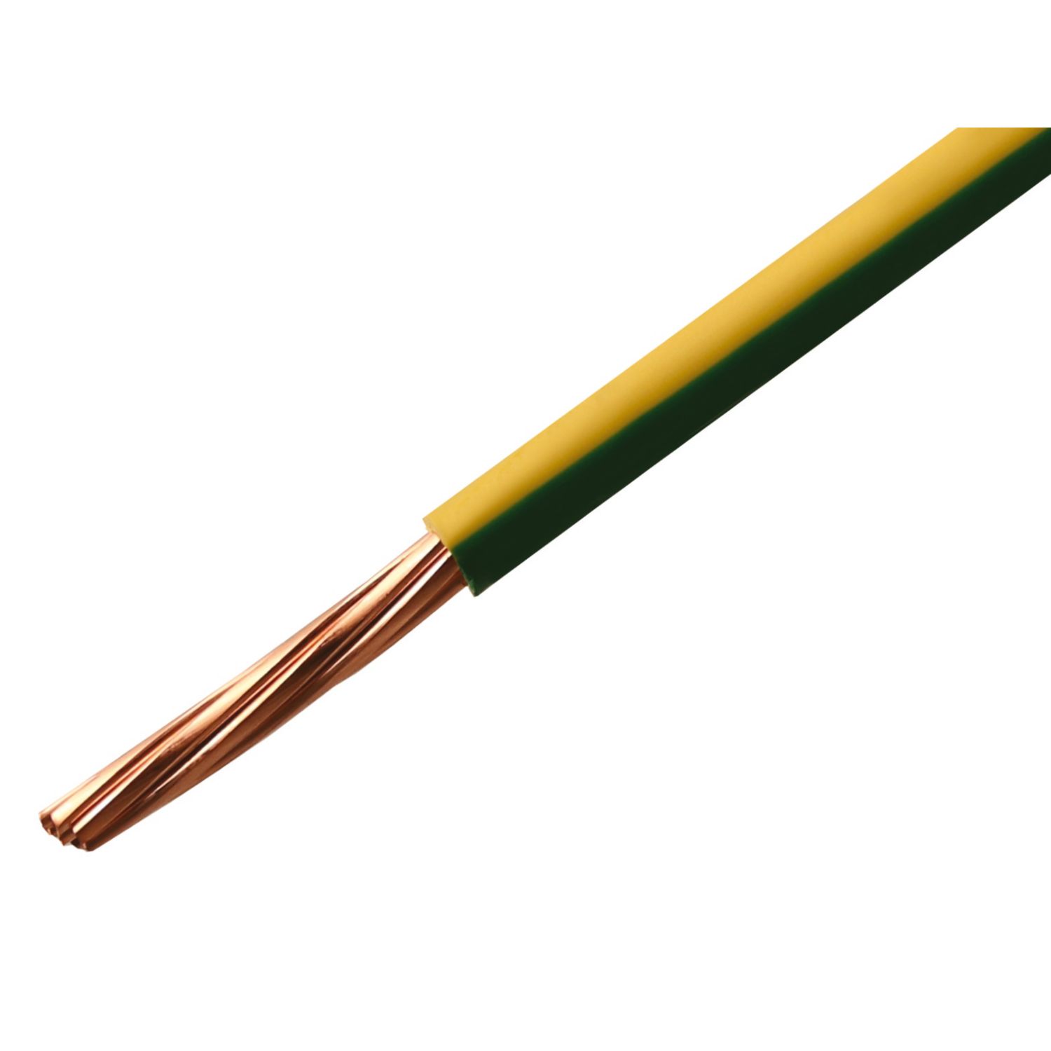 Time 6491B Green/Yellow 1-Core 4mm² Conduit Cable 100m Drum (111PF)