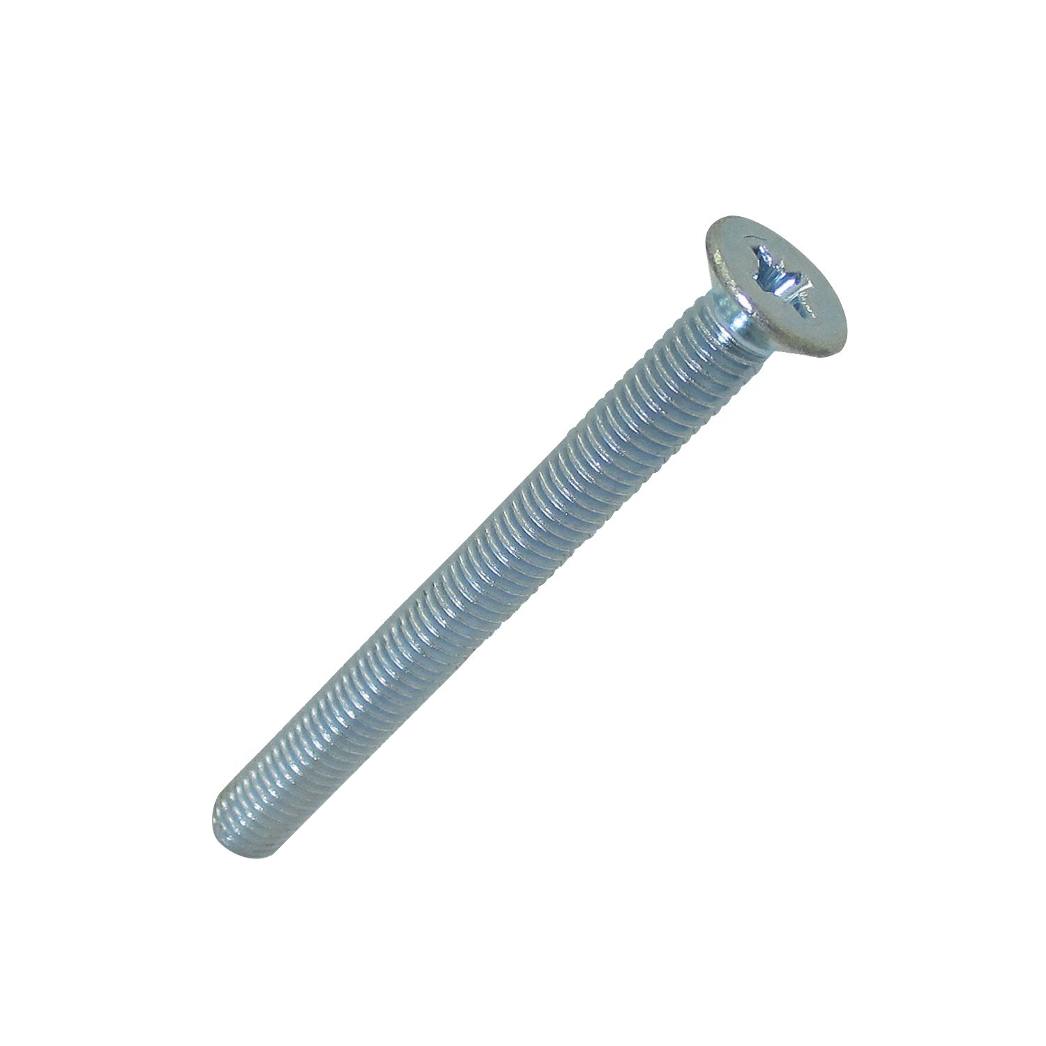 Easyfix Bright Zinc-Plated Countersunk Machine Screws M5 x 50mm 25 Pack (1136J)