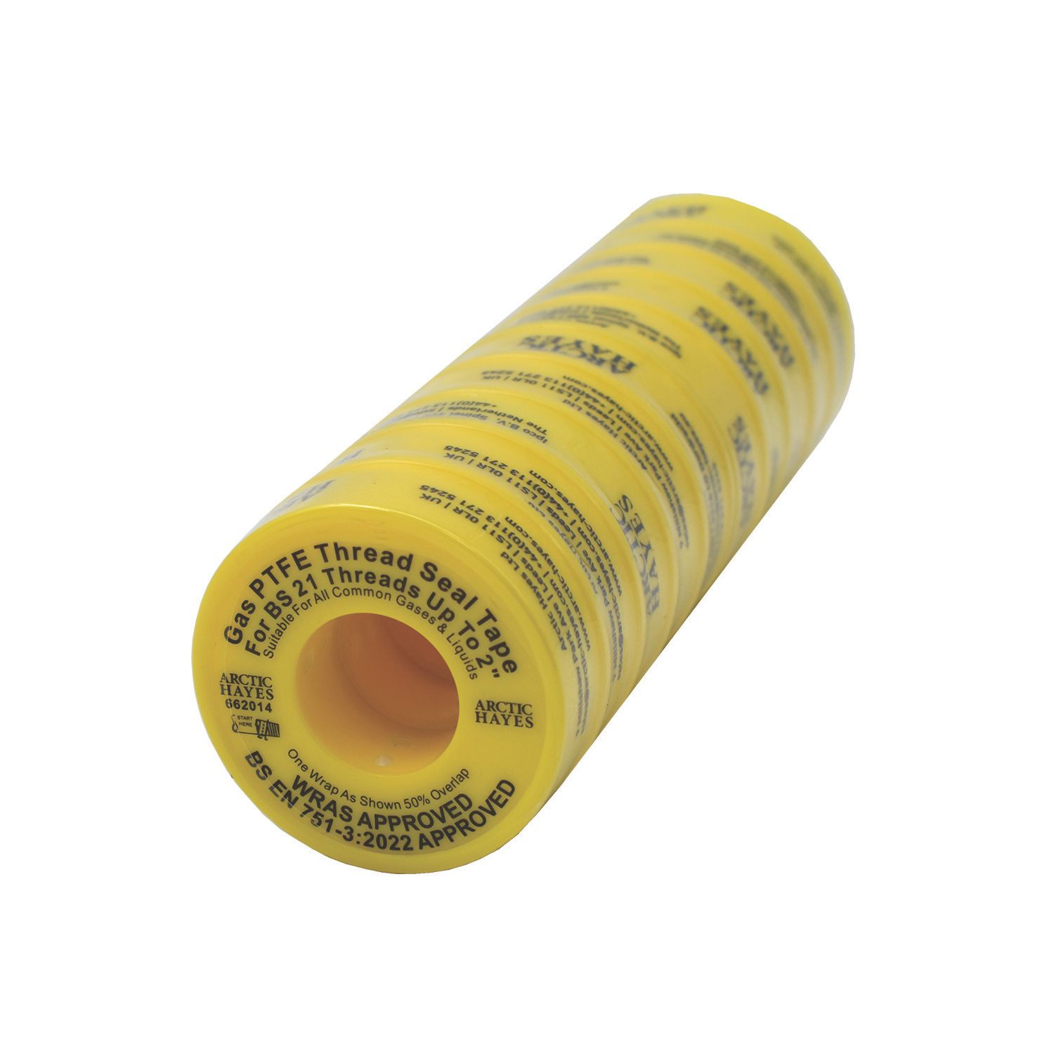 Arctic Hayes Gas PTFE Tapes 5m x 12mm 10 Pack (113VM)