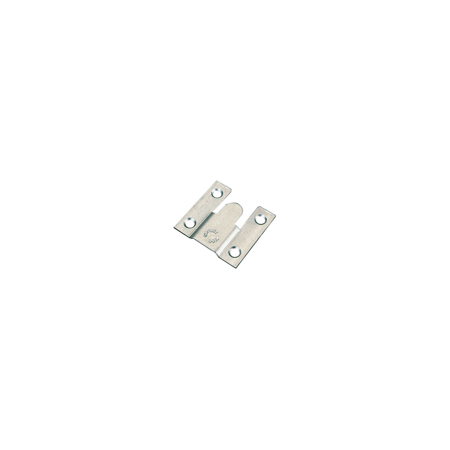Essentials Flush Mounts Zinc-Plated 35mm x 37mm x 3.75mm 10 Pack (11423)