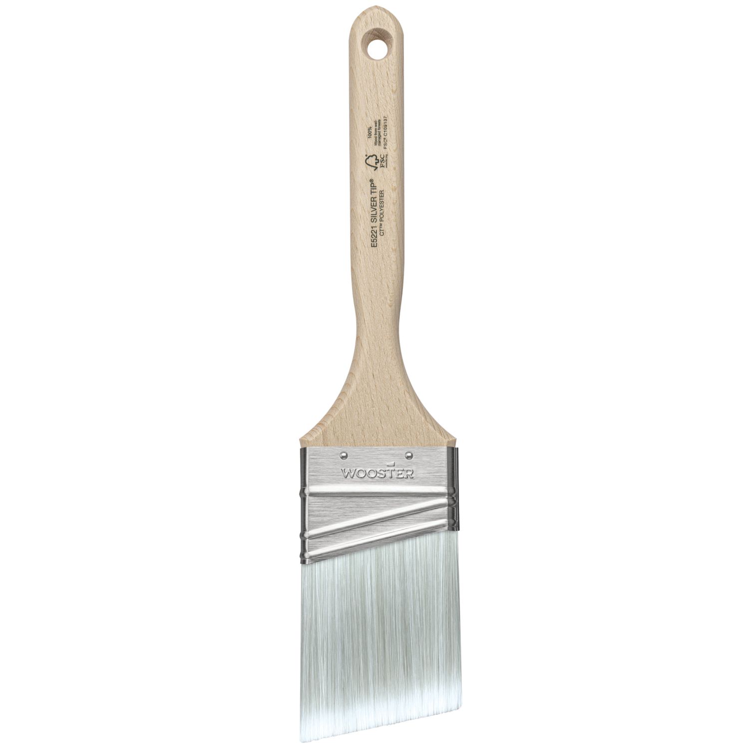 Wooster Silver Tip Angled Sash Paint Brush 2 1/2" (1145P)