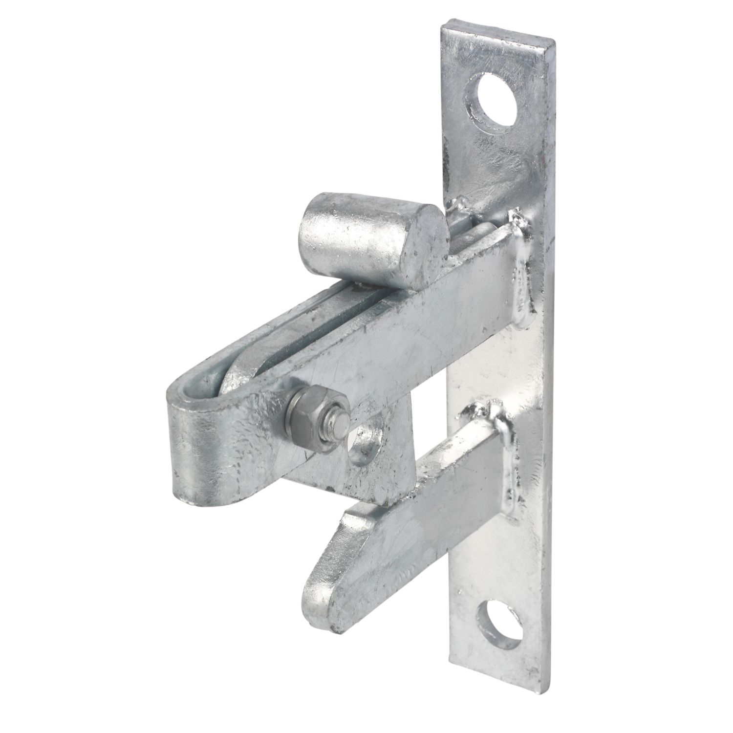 GateMate Self-Locking Gate Catch Silver 180mm (114YV)