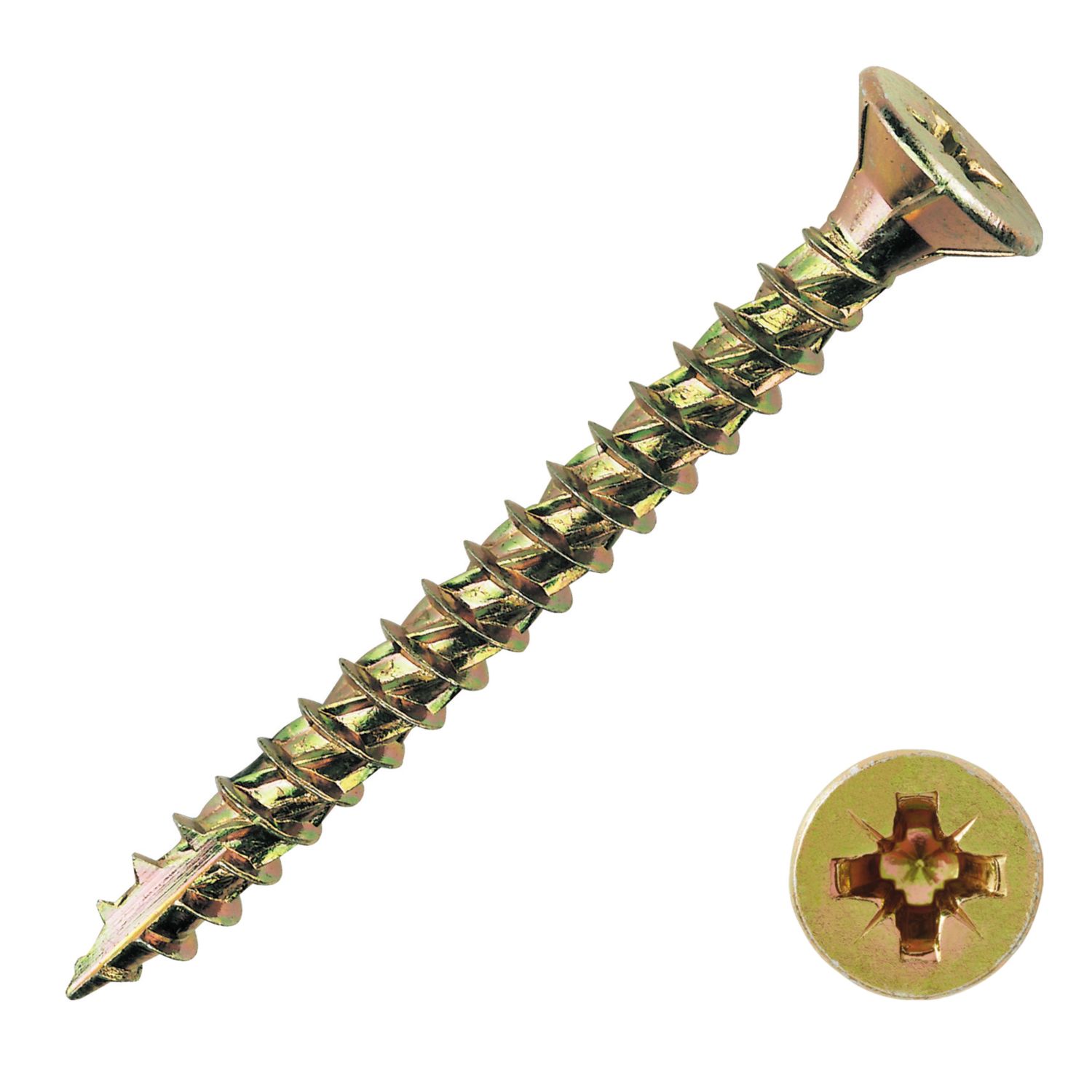 TurboGold PZ Double-Countersunk Multipurpose Screws 5mm x 30mm 200 Pack (11627)
