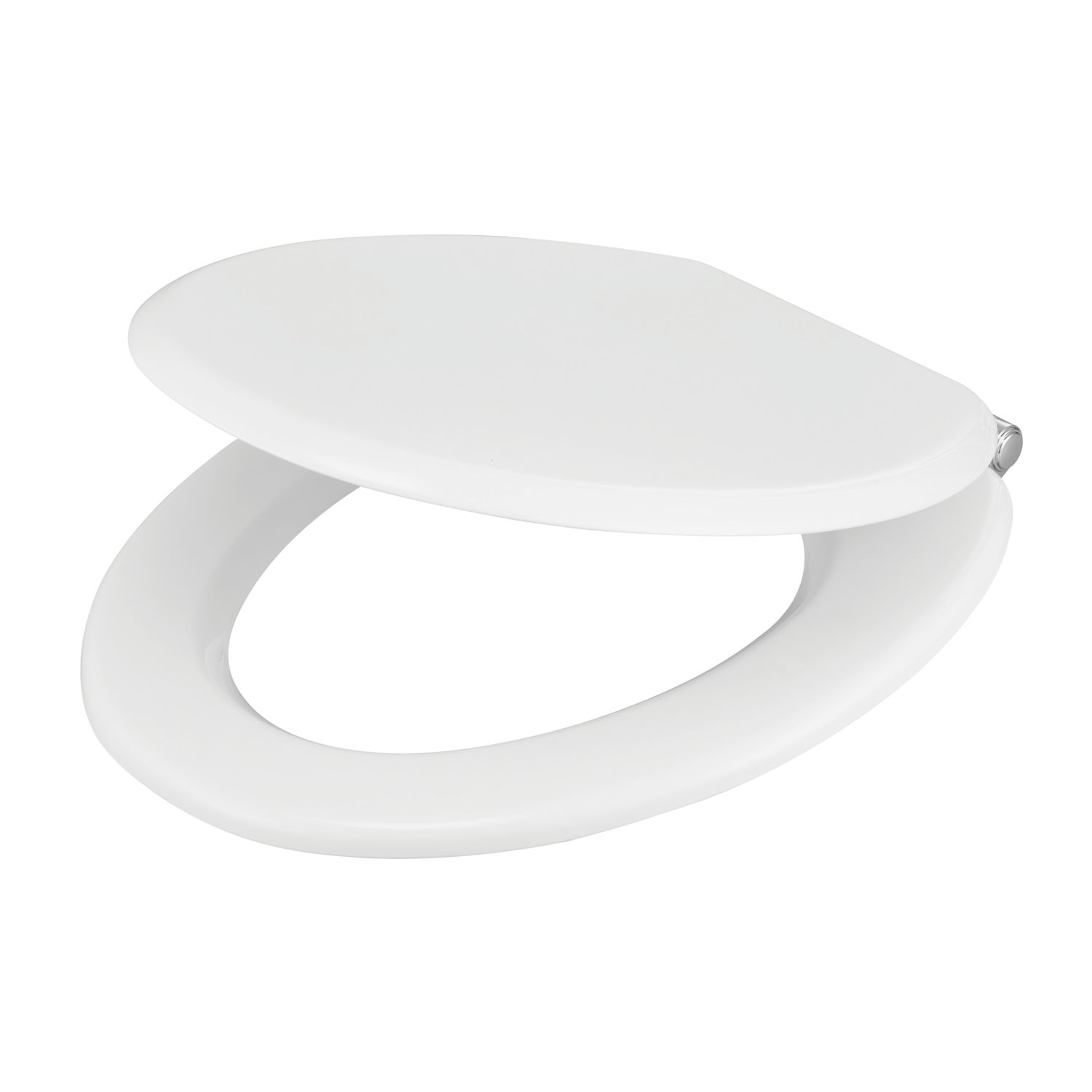 Pilica Soft-Close Toilet Seat Moulded Wood White (116RT)