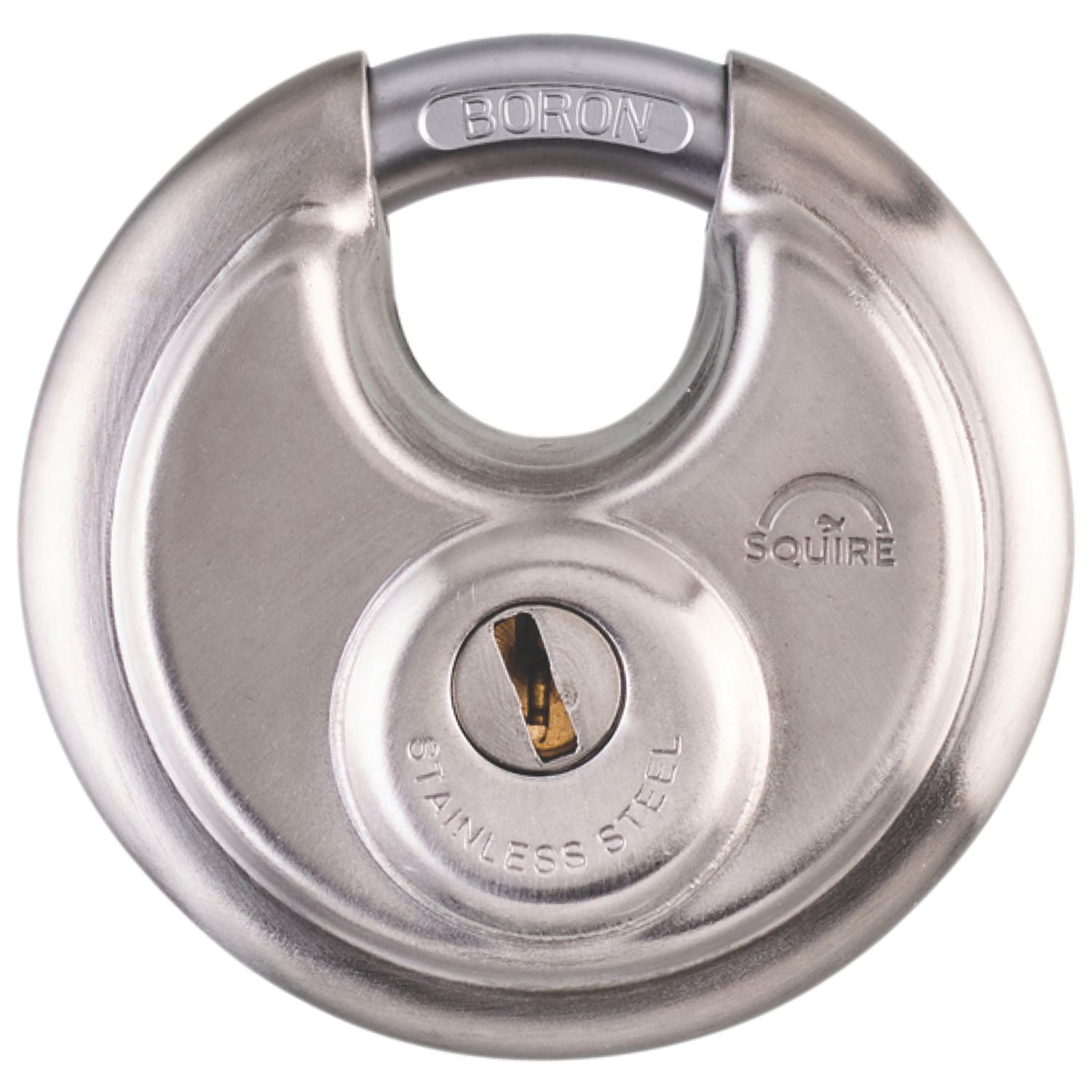 Squire DCL1 KA Stainless Steel Keyed Alike Water-Resistant Disc Padlock 70mm (117PU)