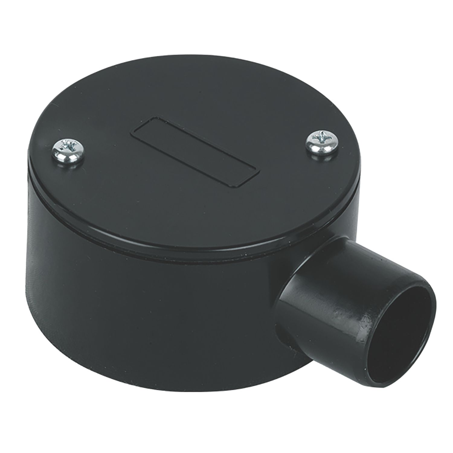 Deta TTE 1 Way 20mm Terminal Box Black (118VT)