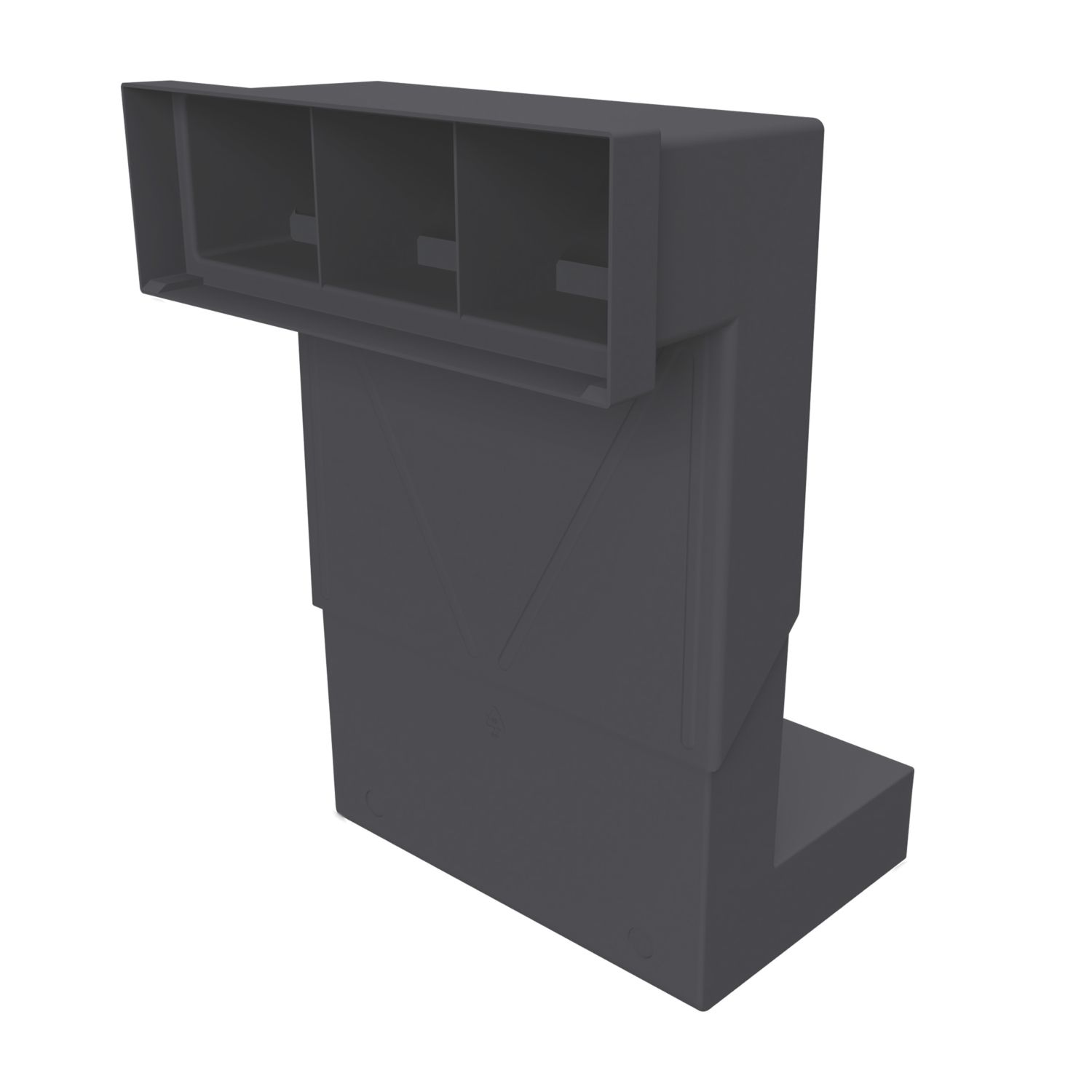 Telescopic Underfloor Vent Black 220mm x 215mm (12025)