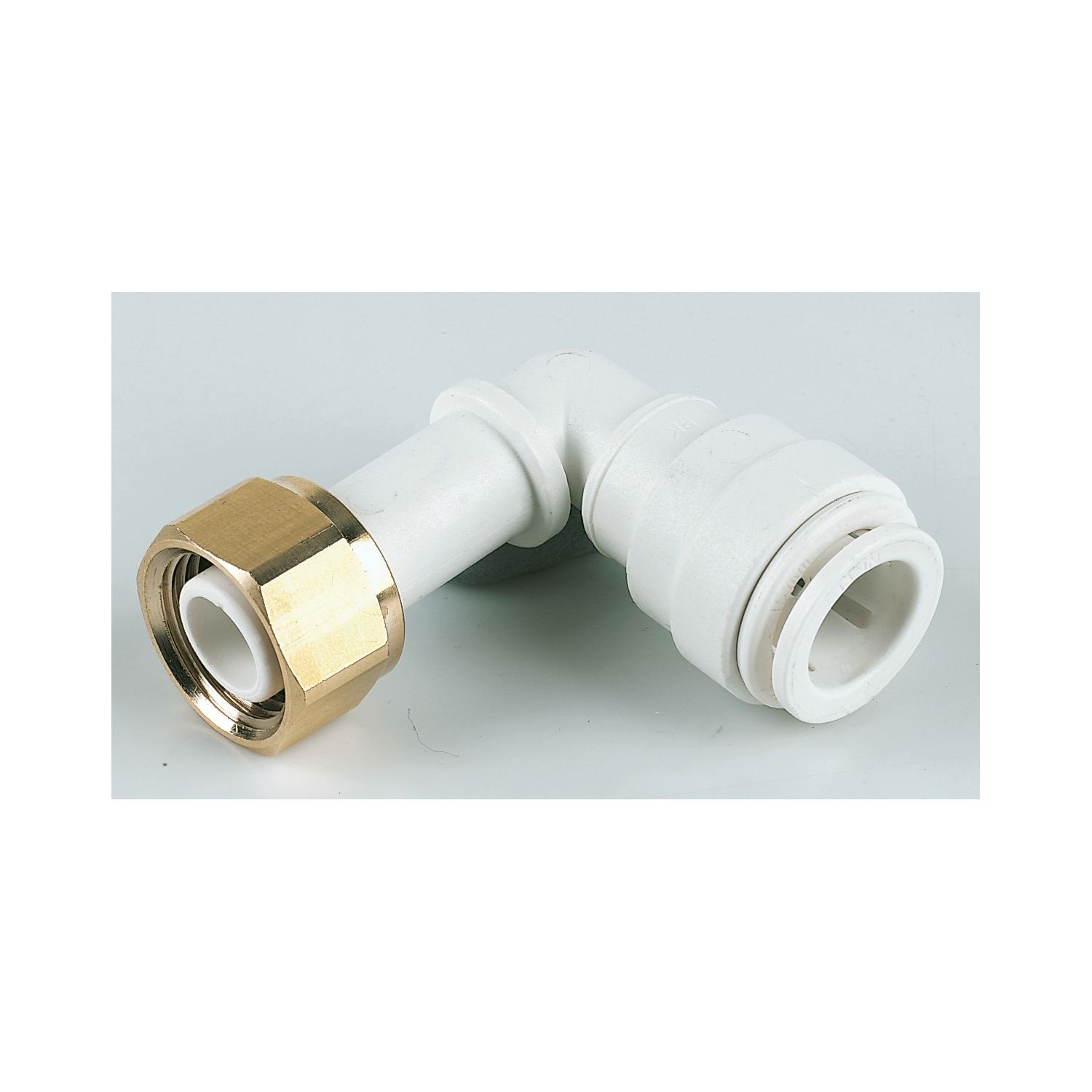 JG Speedfit Plastic Push-Fit Angled Tap Connector 15mm x 1/2" (12129)