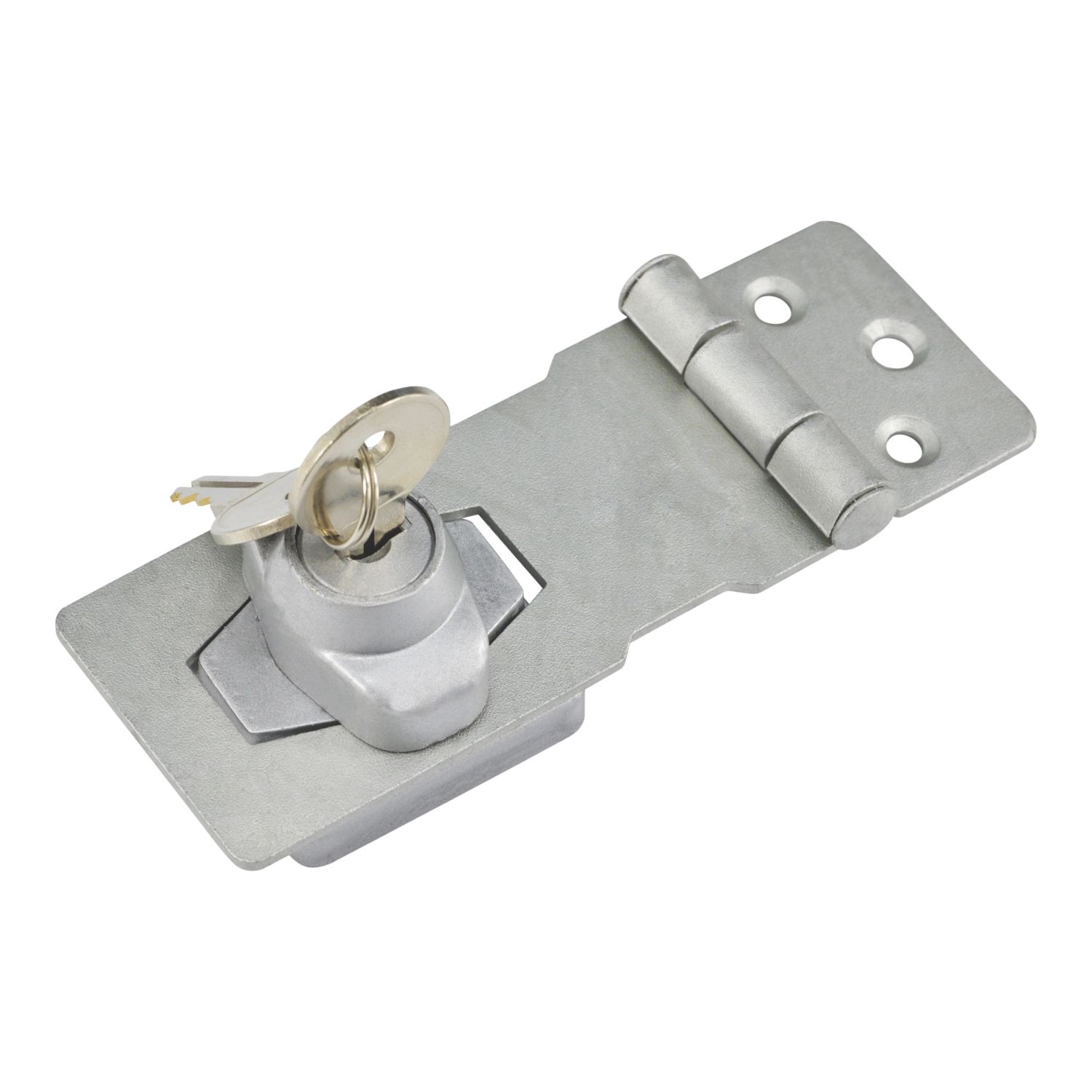 Smith & Locke Hasp & Staple with Lock Galvanised 89mm (121VE)