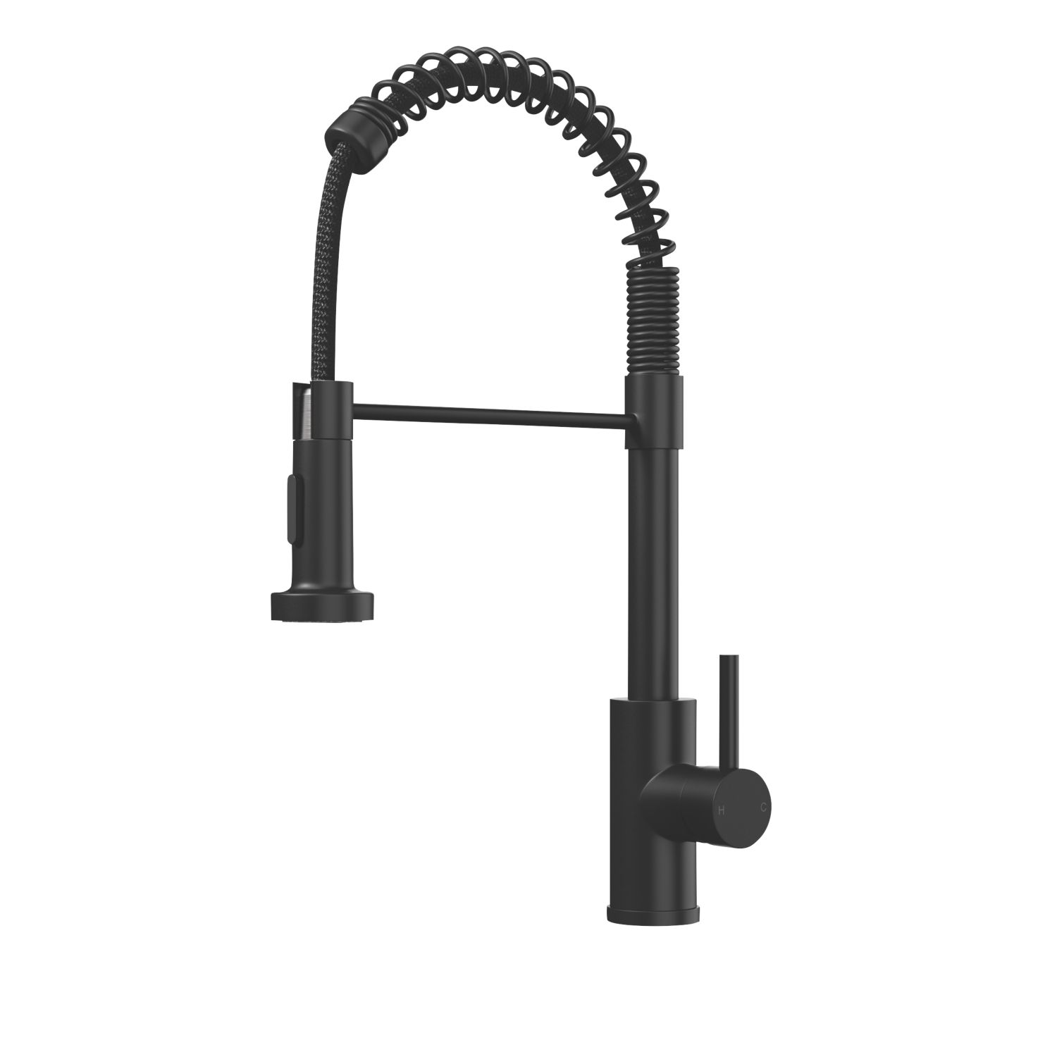 ETAL Contra Pull-Out Kitchen Mixer Tap Matt Black (122JL)