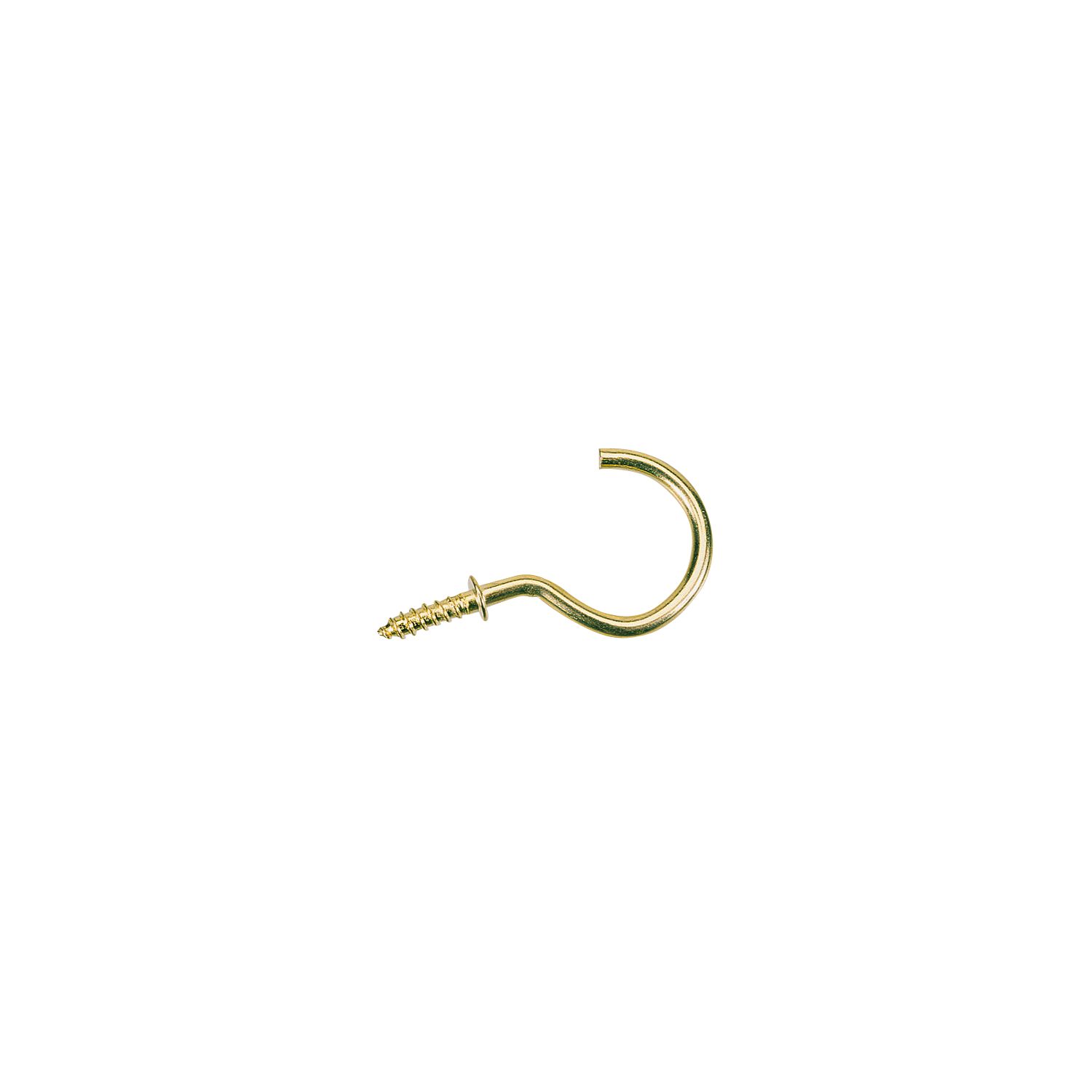 Easyfix Electro Brass Cup Hooks 38mm x 10 Pack (12342)