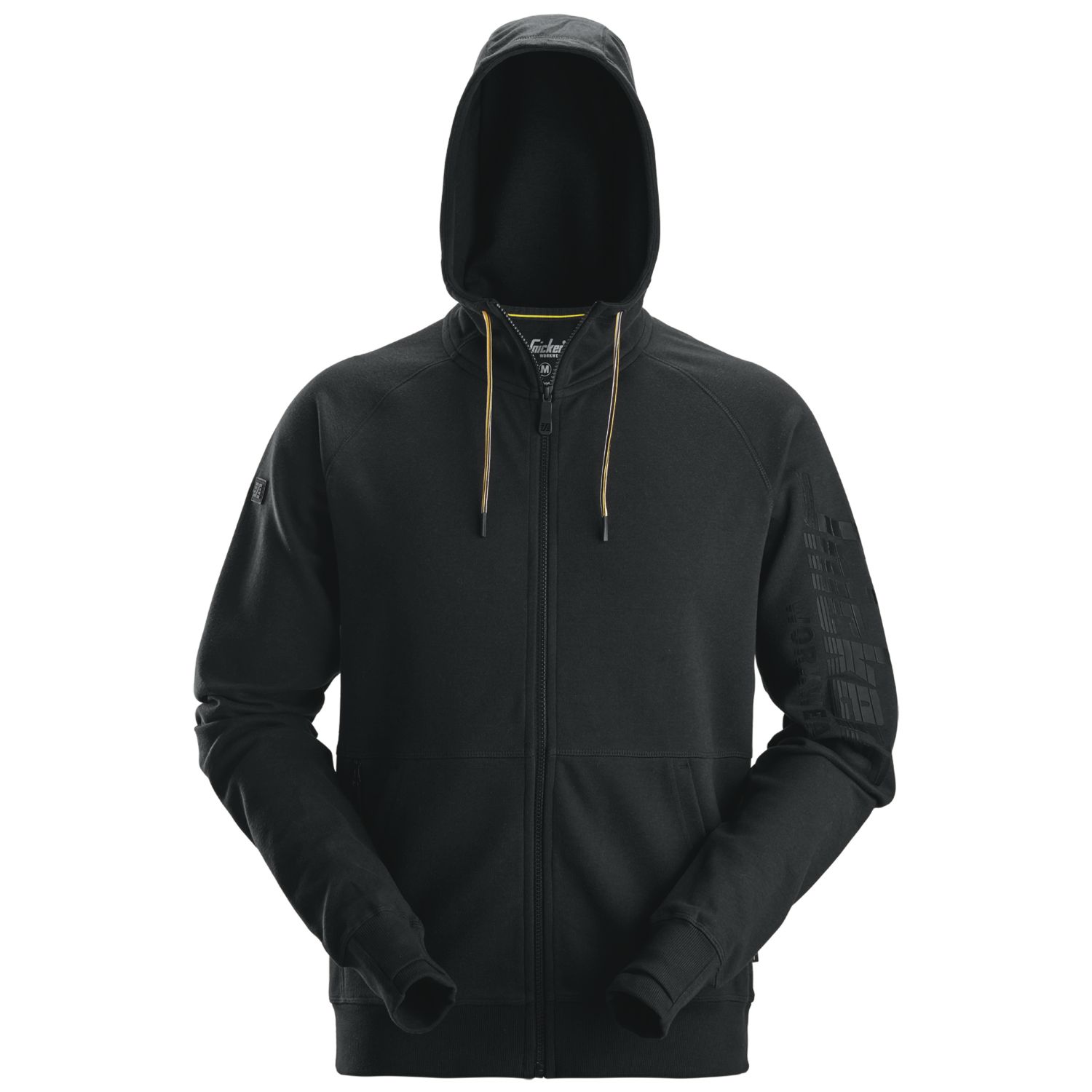 Snickers 2895 Logo Full Zip Hoodie Black X Large 46" Chest (123KC)