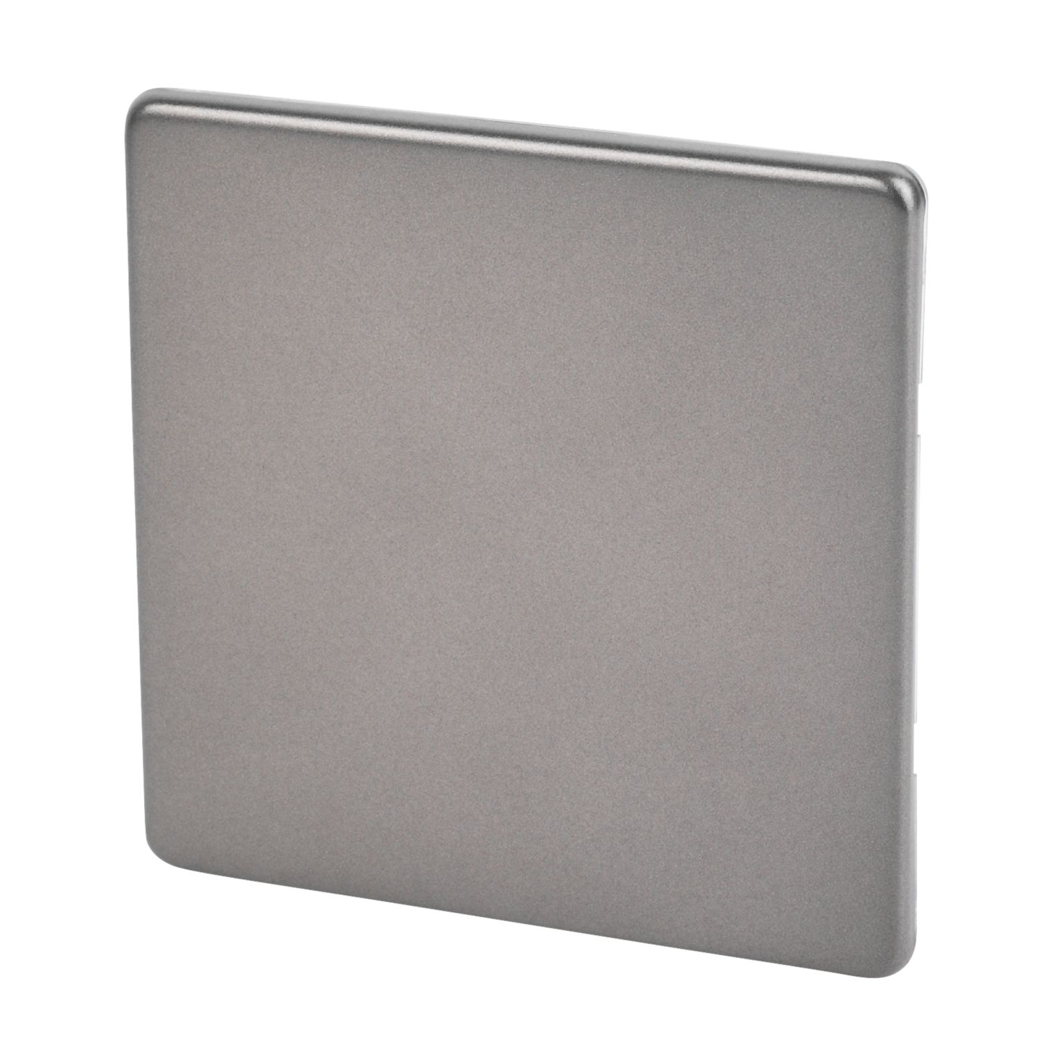 Varilight 1-Gang Blanking Plate Slate Grey (1247H)