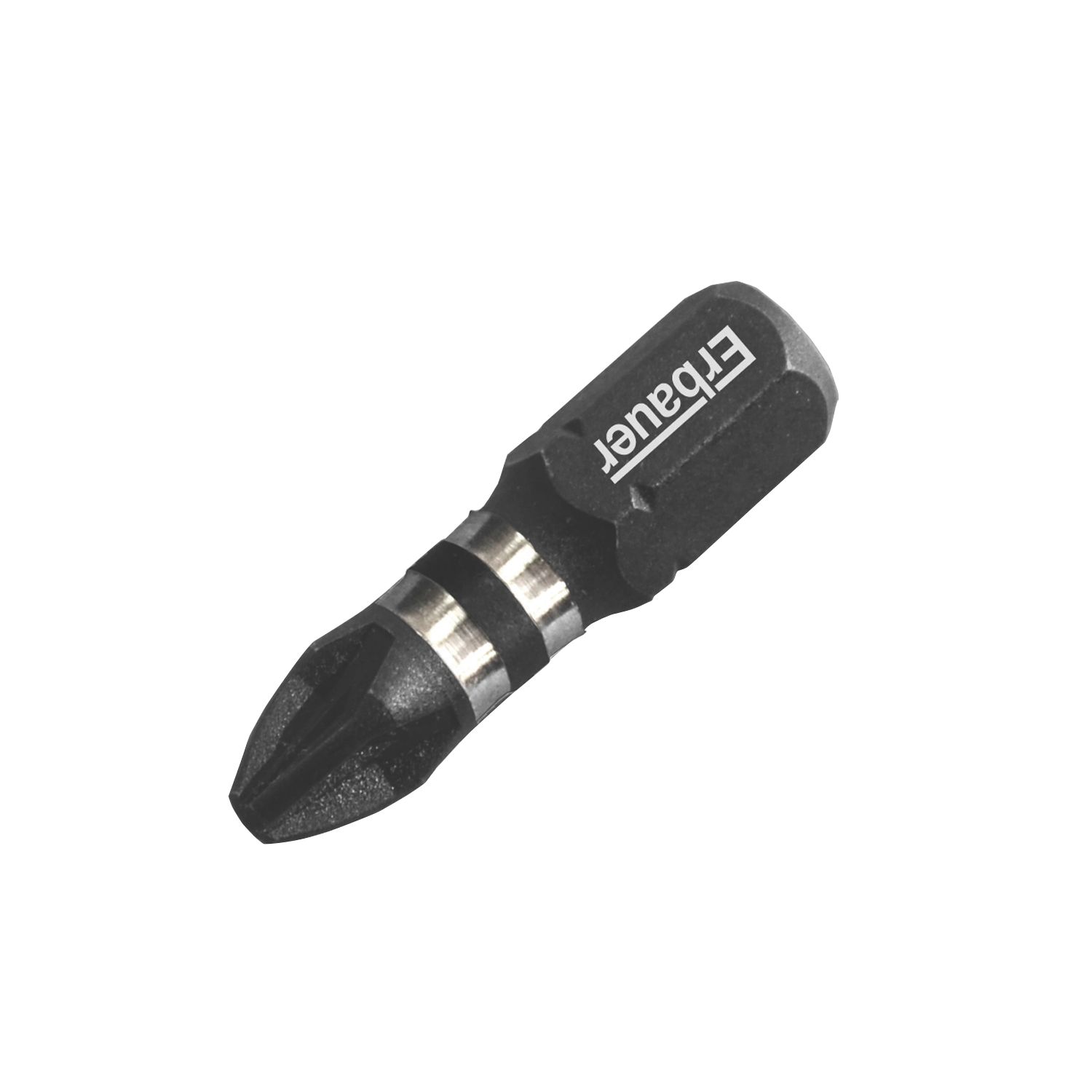 Erbauer 1/4" 25mm Hex Shank PH2 Impact Screwdriver Bits 3 Pack (12533)