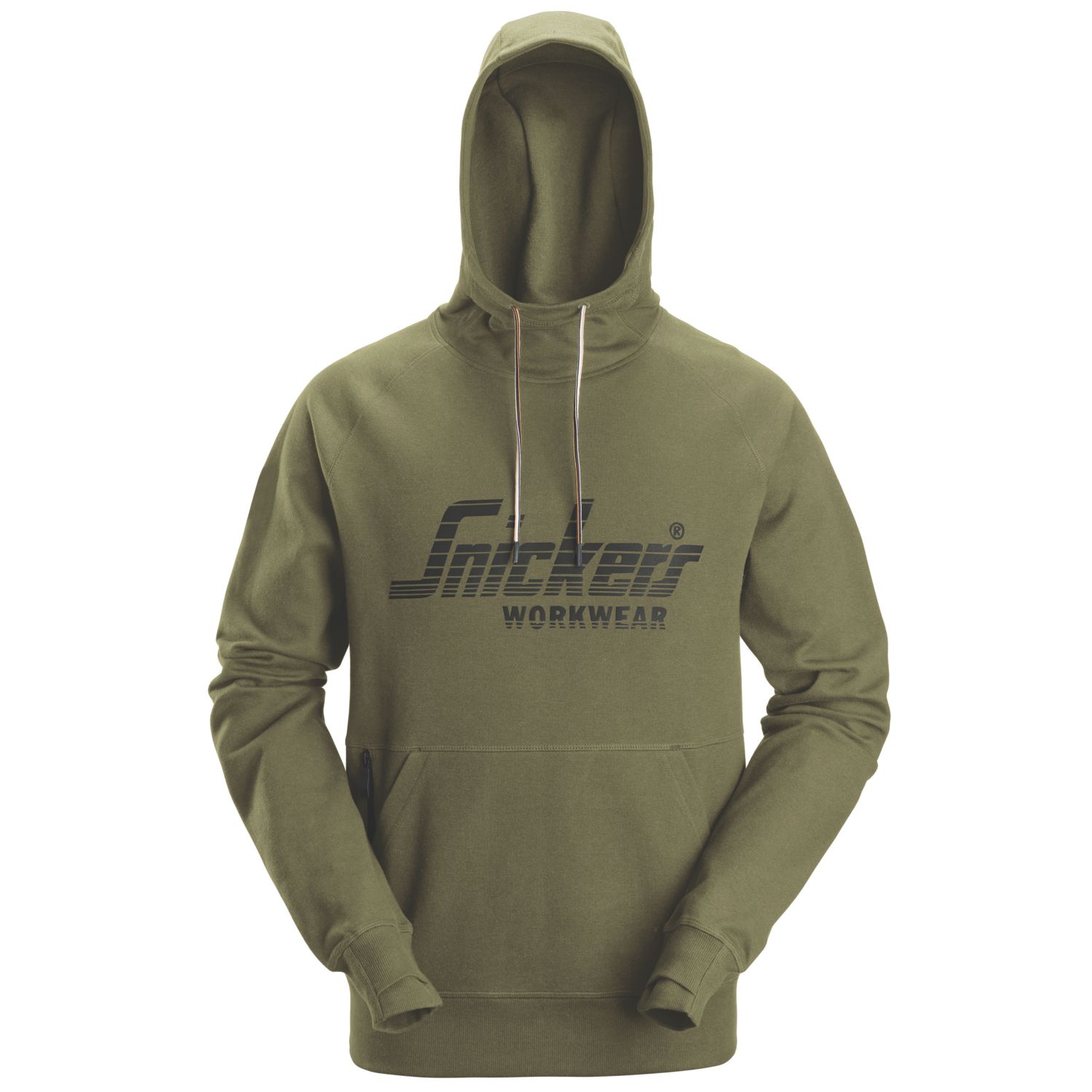Snickers 2894 Logo Hoodie Khaki Green Medium 39" Chest (125KC)