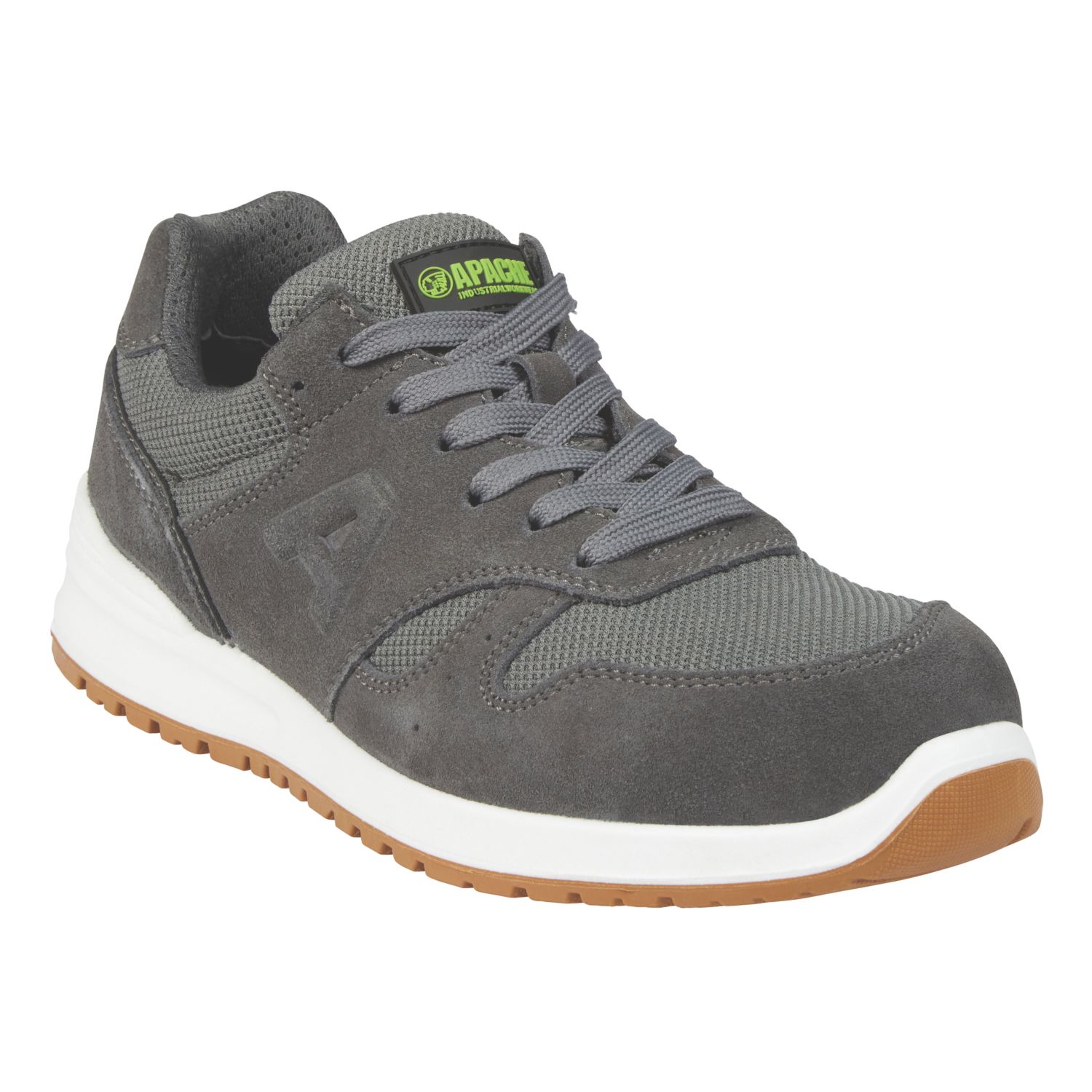 Apache Winnipeg Size 9 Grey Safety Trainers (126VN)
