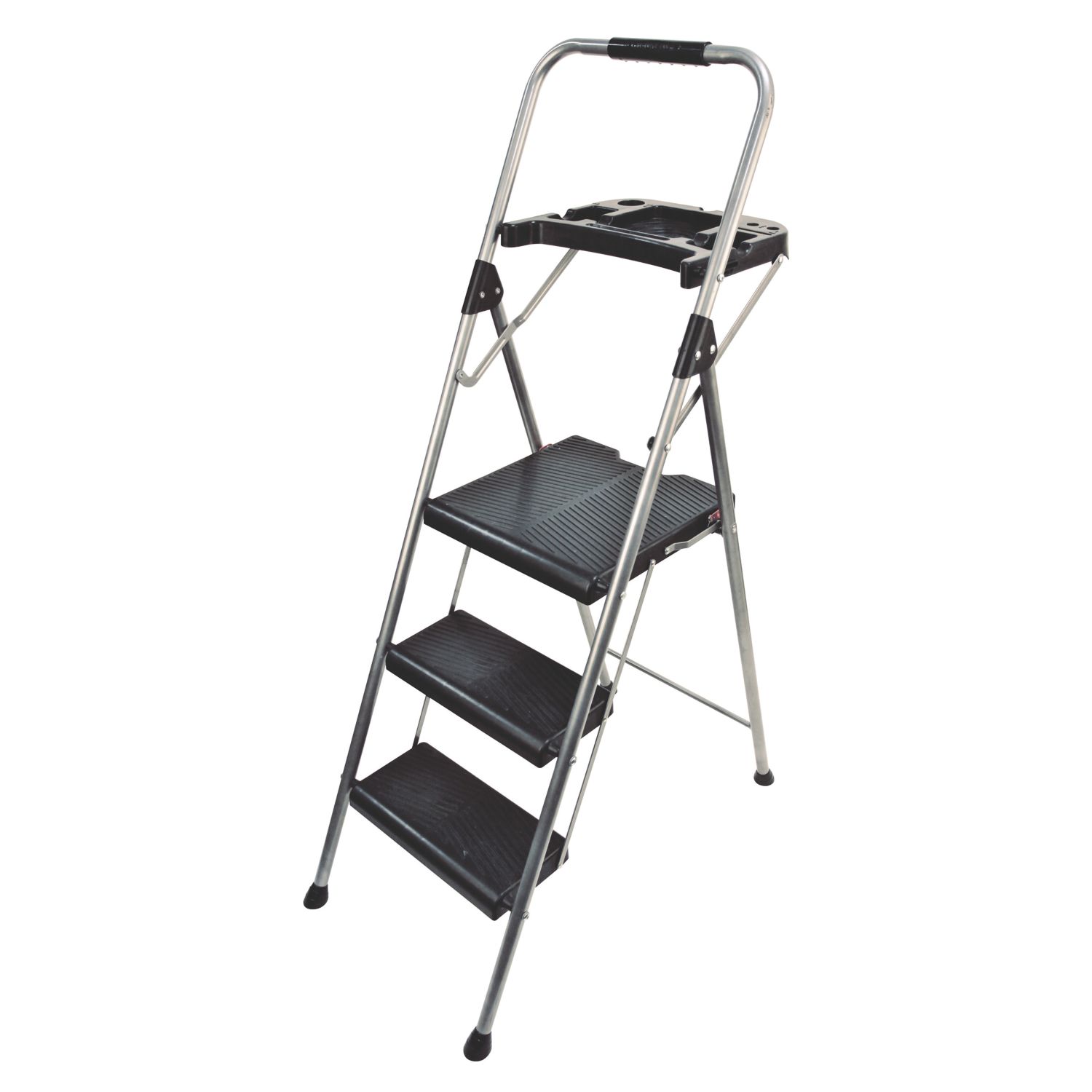 Werner Steel 3 Step 730mm Folding Step Stool With Platform (1271P)