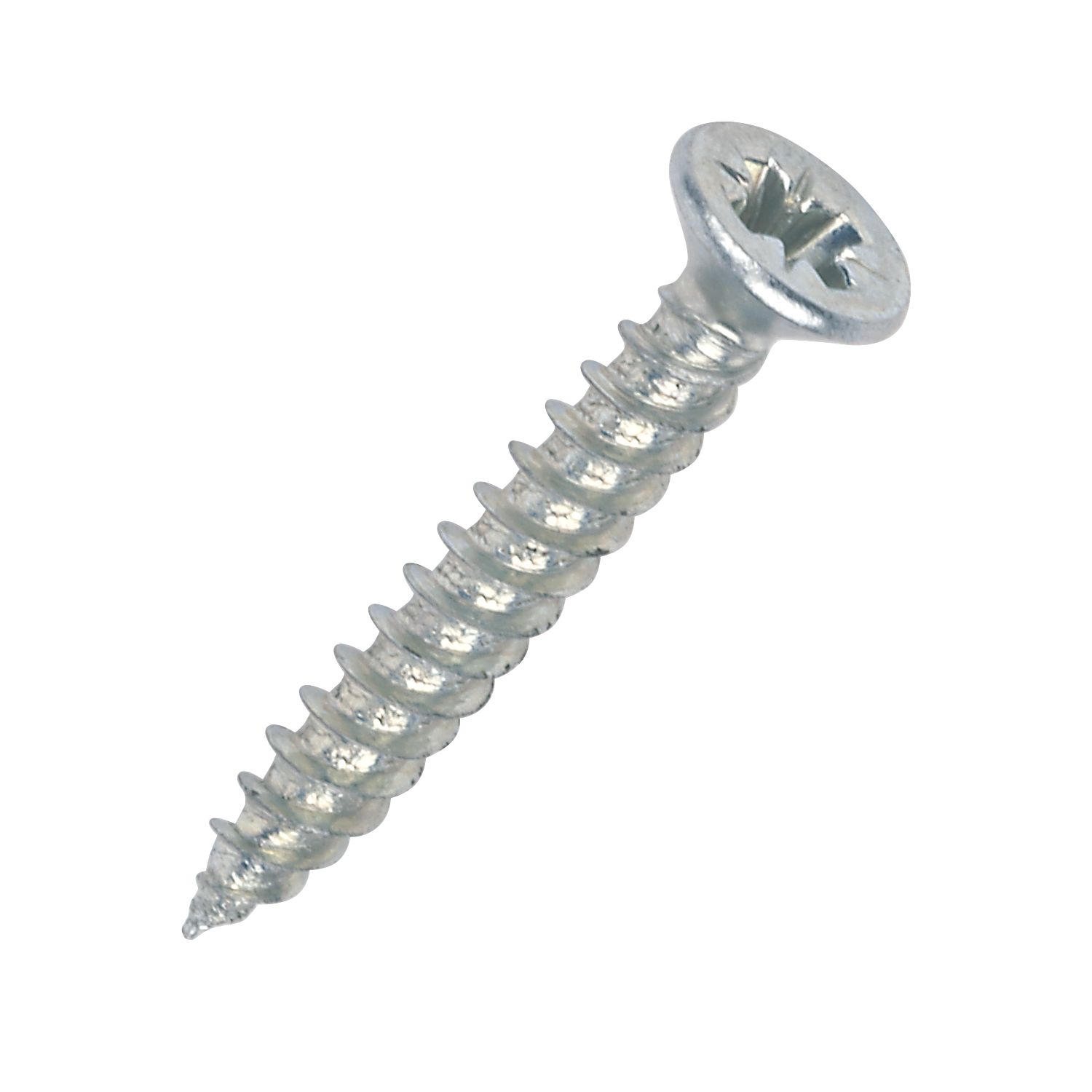 Quicksilver PZ Double-Countersunk Thread Cutting Woodscrews 6ga x 1/2" 200 Pack (12815)
