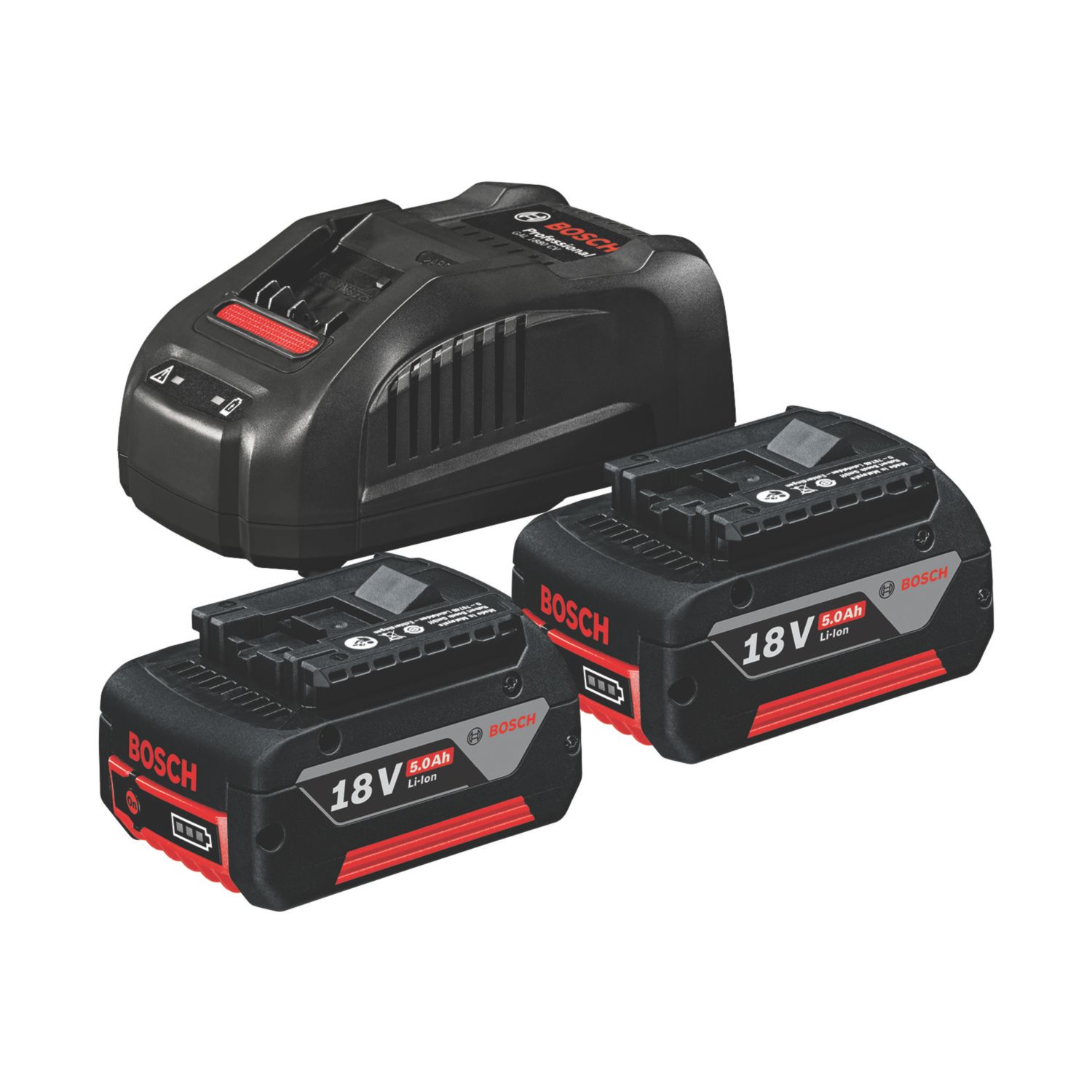 Bosch 1600A00B8K 18V 5.0Ah Li-Ion CoolPack Battery & Charger Kit (128PV)