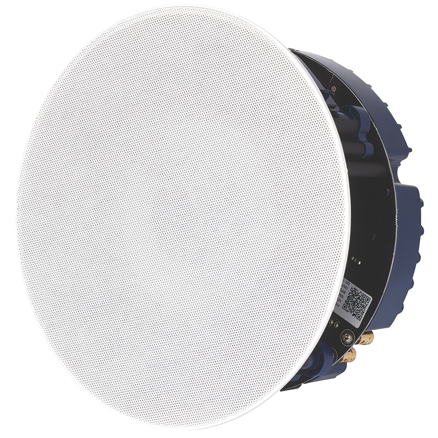 Lithe Audio 9" 50W RMS Wired or Wireless Bluetooth Ceiling Speaker Kit 30m White Grille (128YE)