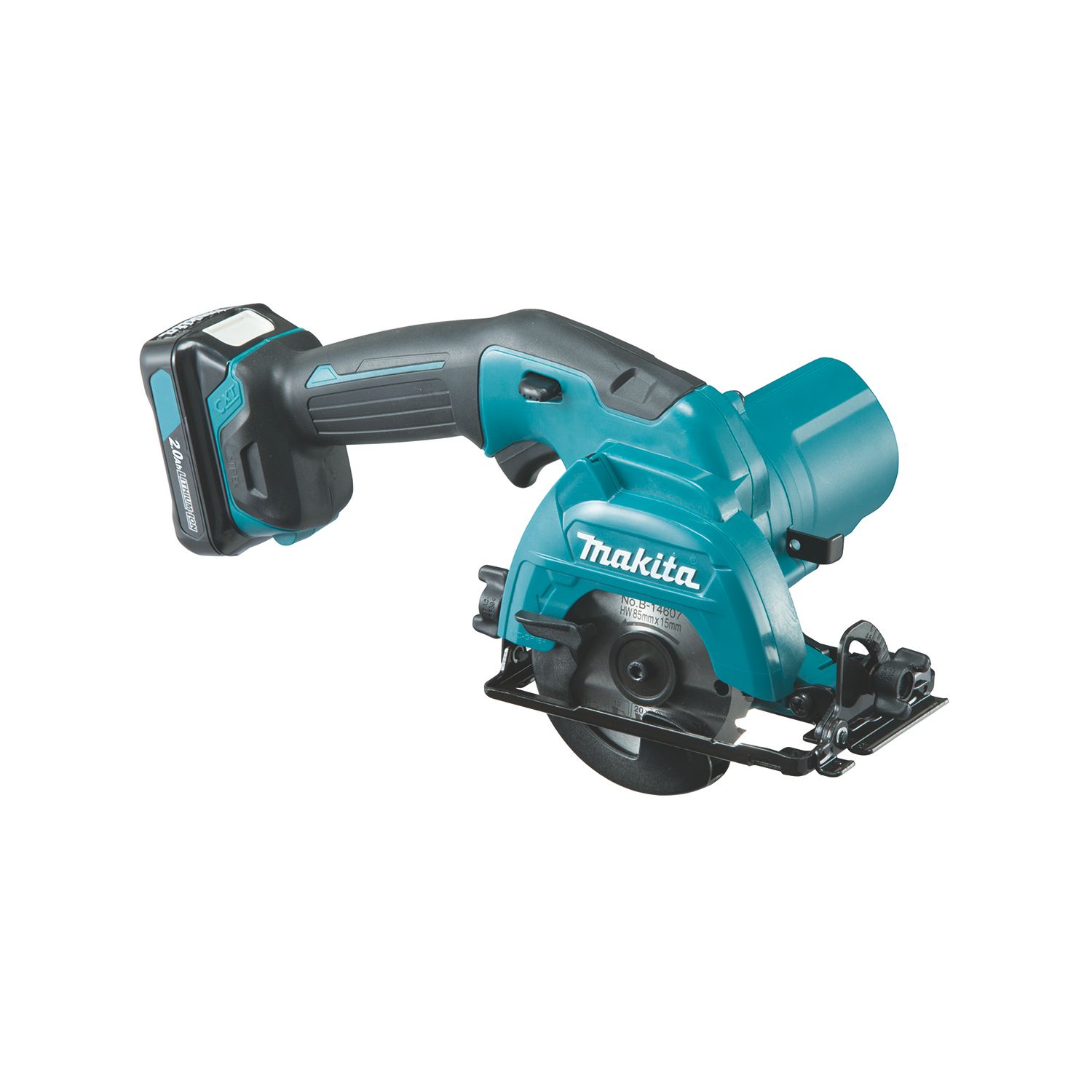 Makita HS301DWAE 85mm 12V 2 x 2.0Ah Li-Ion CXT Cordless Circular Saw (130FG)