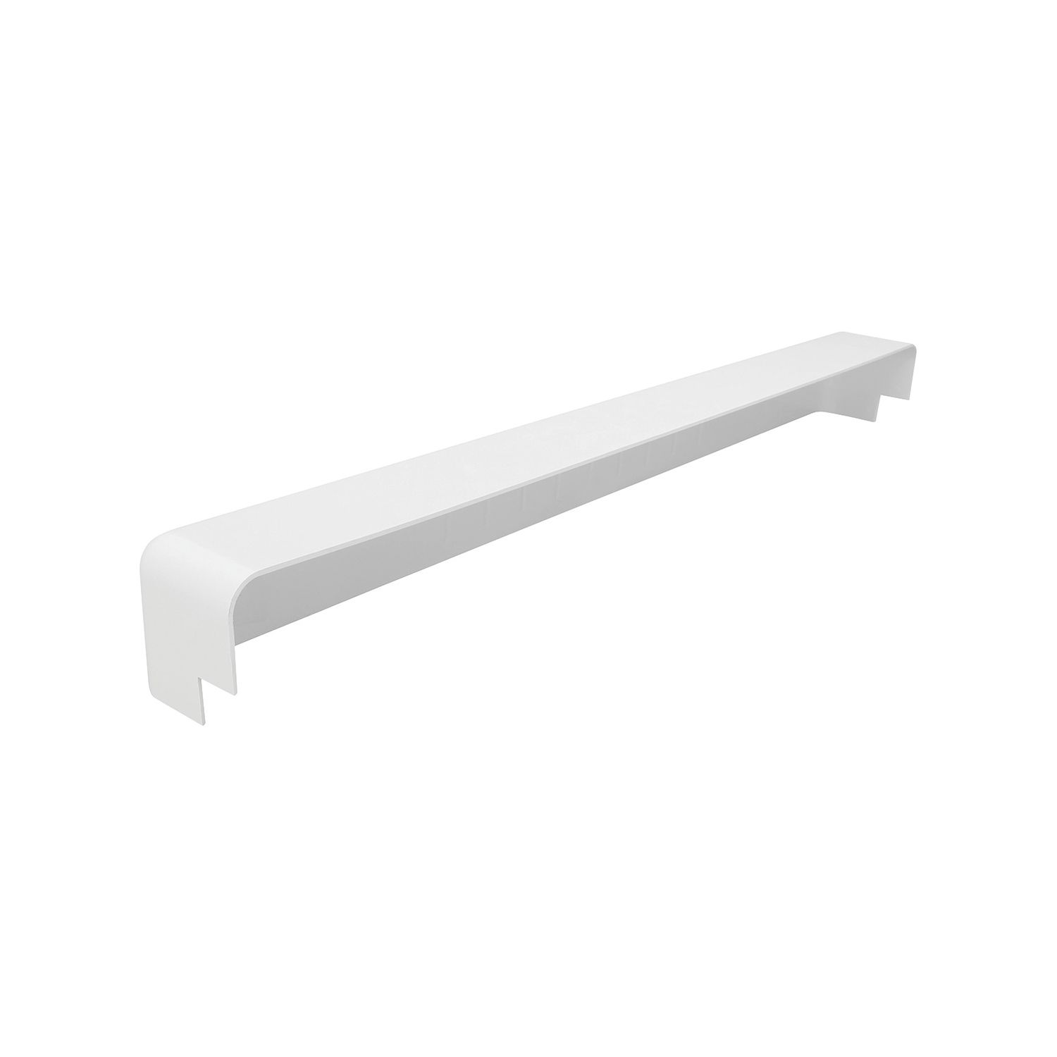 FloPlast External Corner Fascia Joints White 500mm x 35mm 2 Pack (130RV)