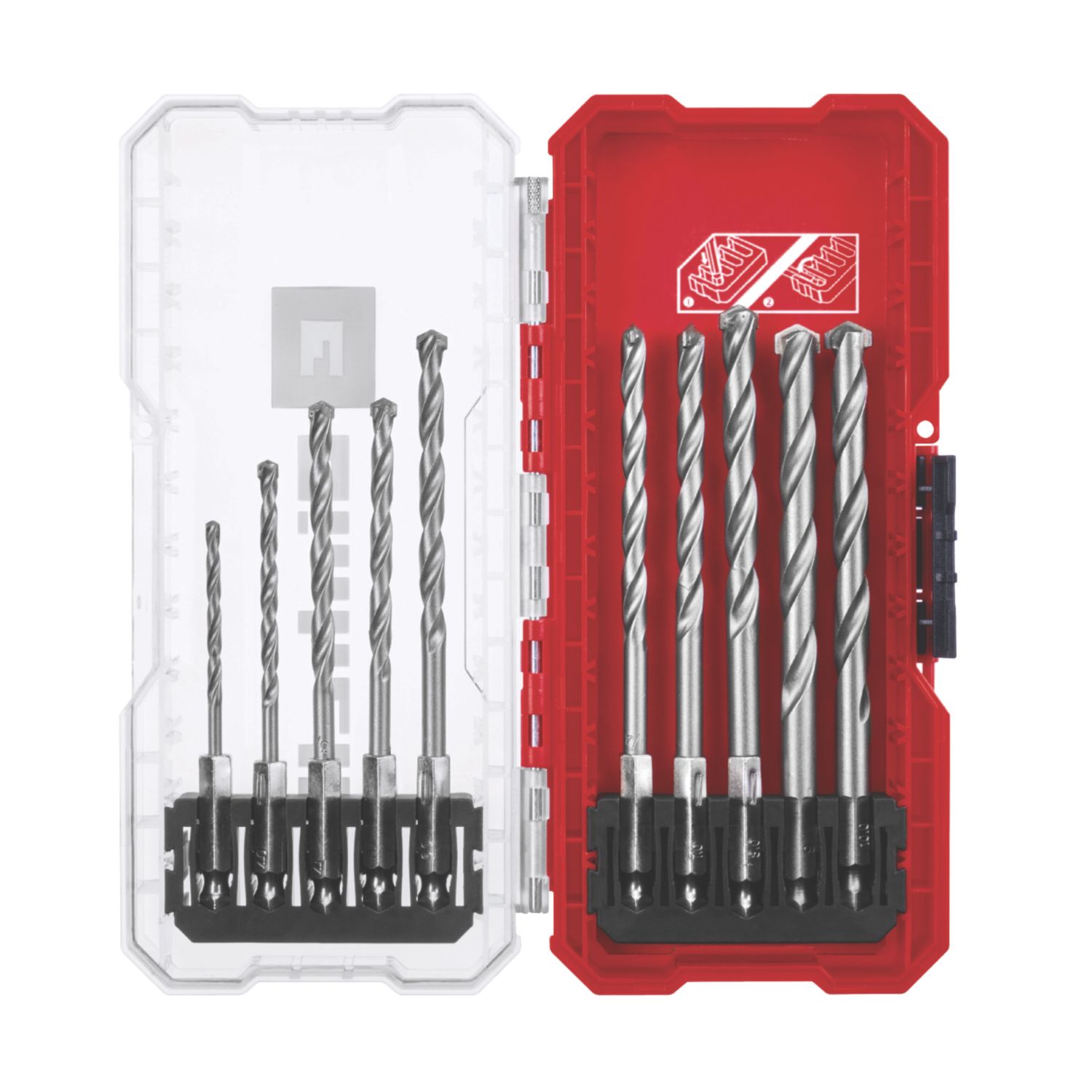 Einhell Hex Shank Masonry Drill Bit Set 10 Pieces (131AP)