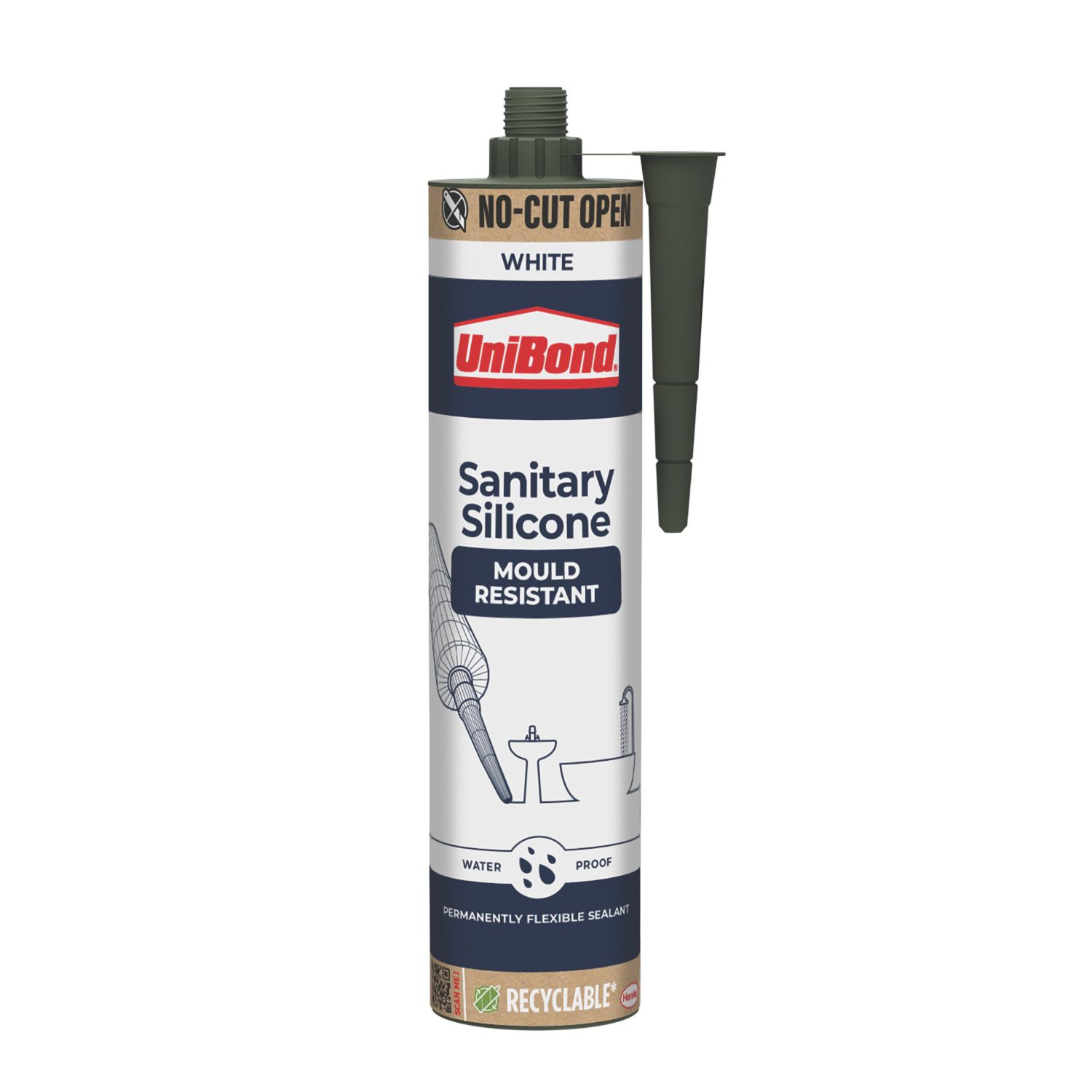 Unibond Sanitary Sealant White 280ml (131CW)