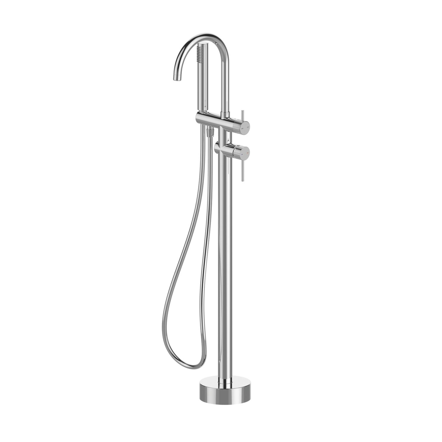 Swirl Melba Chrome 1161mm Floor Mounted Single Control Manual Shower Mixer Tap (131XX)
