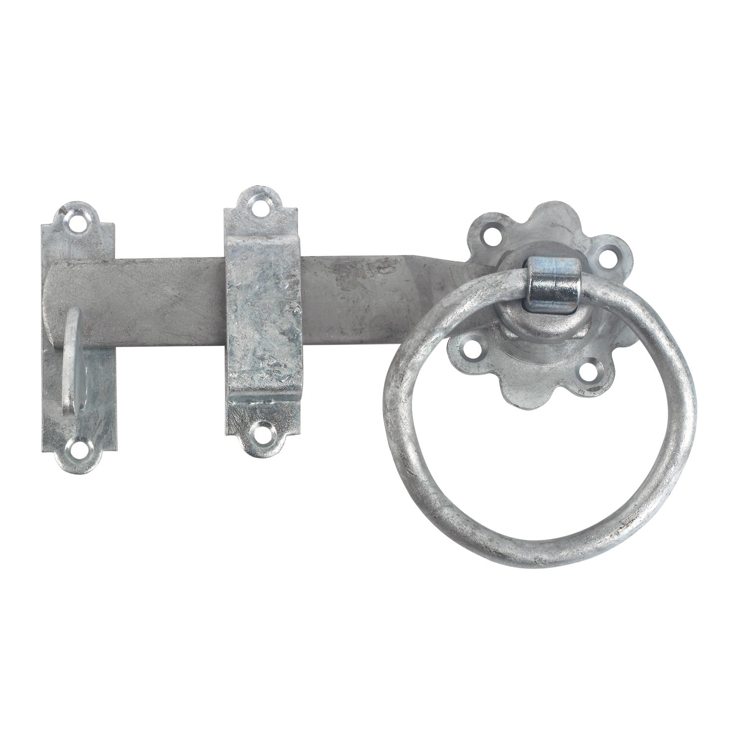 GateMate Ring Gate Latch Silver 150mm (131YV)