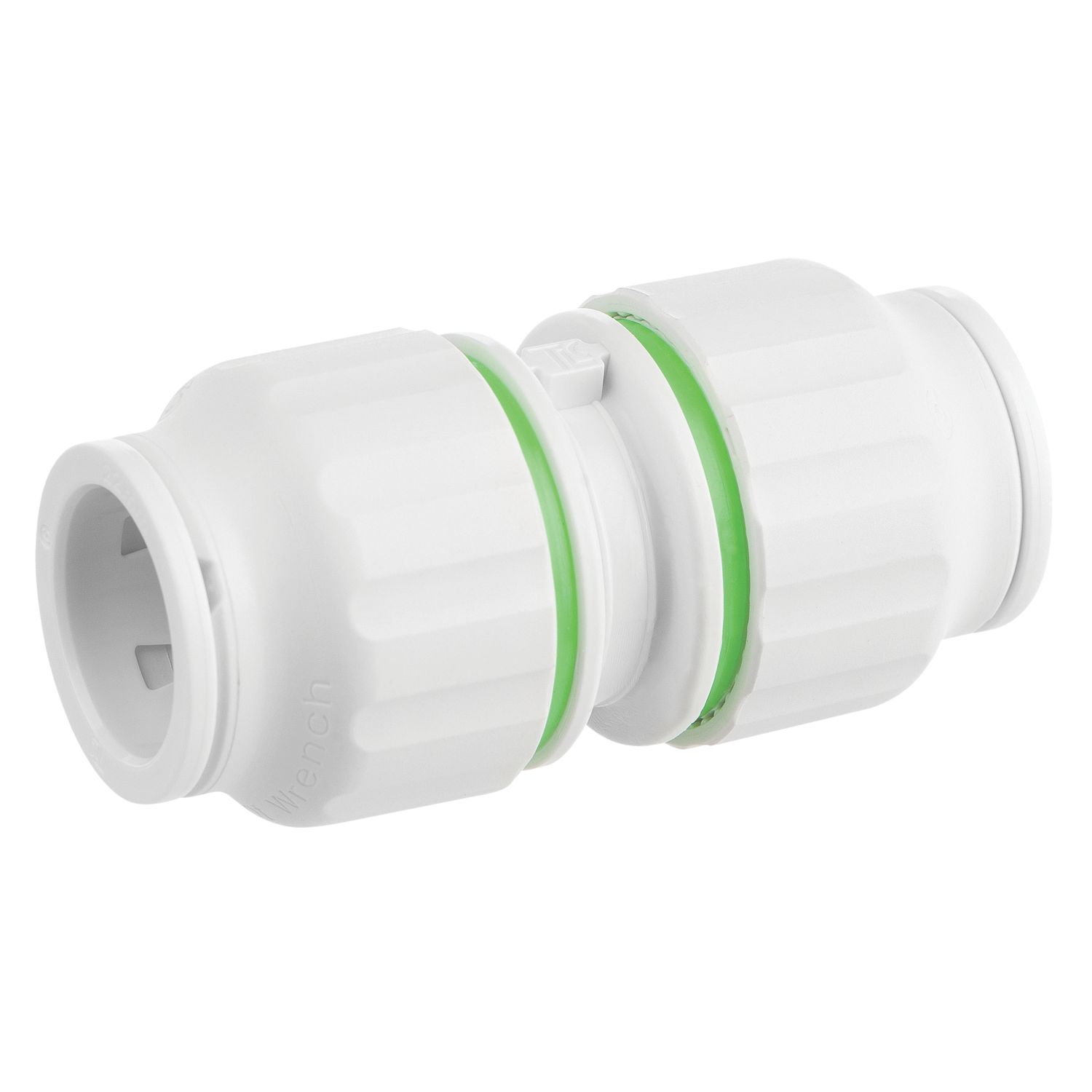 Flomasta Plastic Push-Fit Equal Straight Couplers 22mm 5 Pack (132HY)