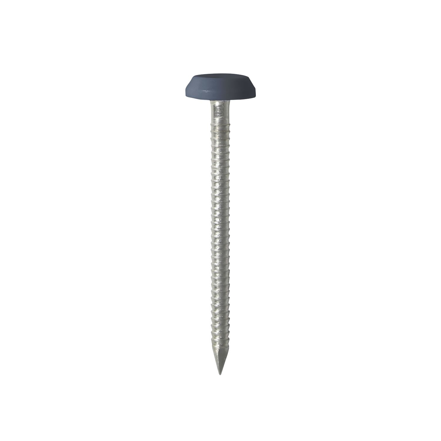 Timco Polymer-Headed Nails Anthracite Grey Head A4 Stainless Steel Shank 3.2mm x 50mm 100 Pack (133KF)
