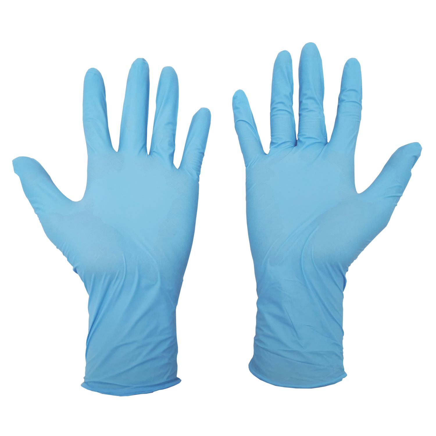Intco Nitrile Powder-Free Disposable Gloves Blue Large 100 Pack (134PT)