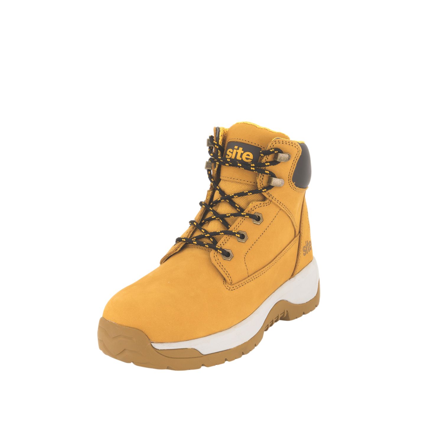 Site Arenite Size 4 Womens Wheat Steel Toe Cap Safety Boots (134VJ)