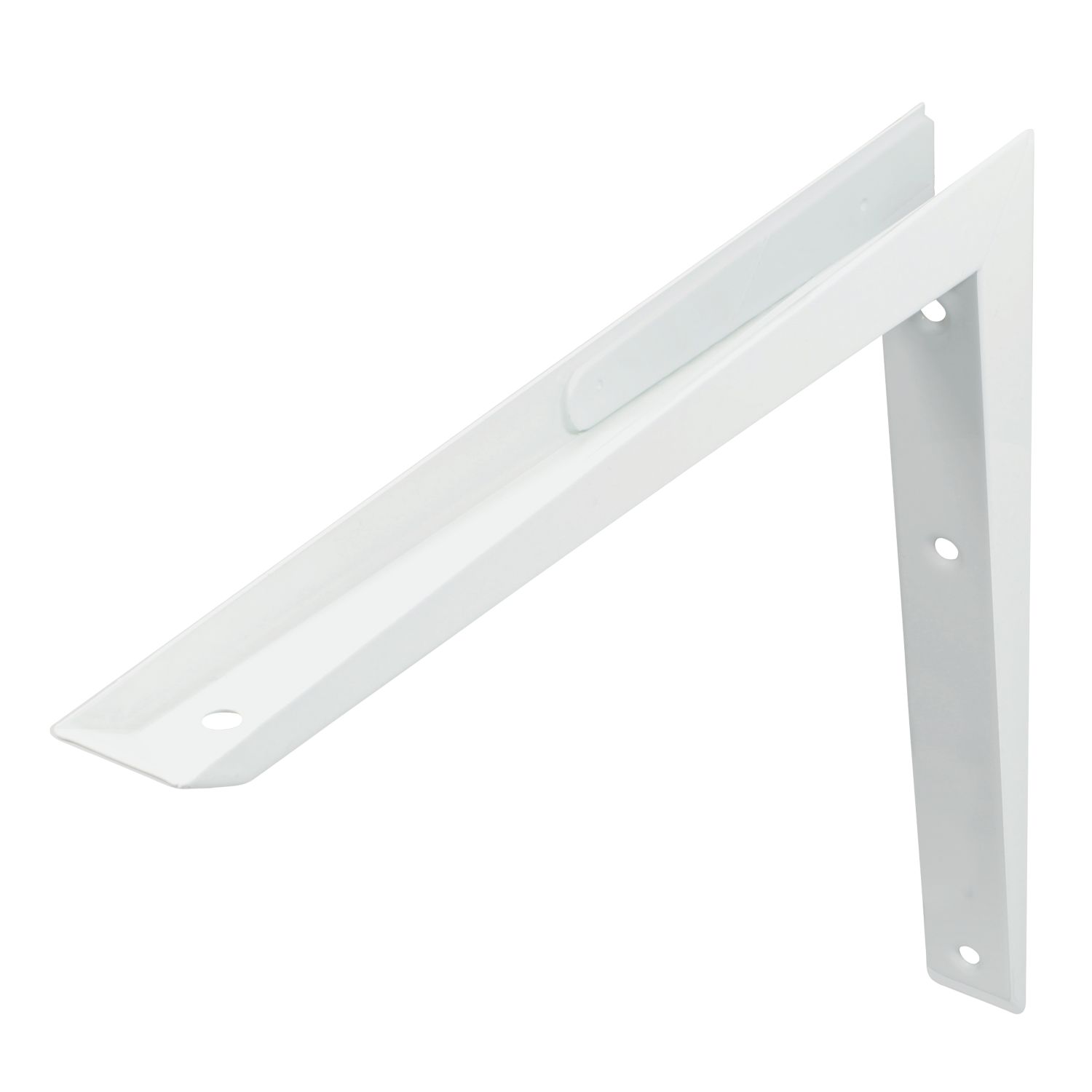 Essentials Hi Load Mitred Shelf Brackets White 300mm x 300mm 10 Pack (135VJ)