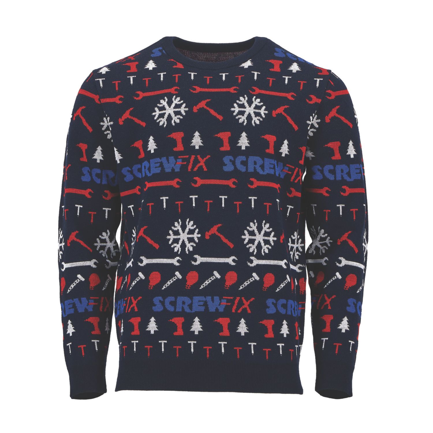 Site Screwfix Christmas Jumper Blue X Large 47.5" Chest (136CN)